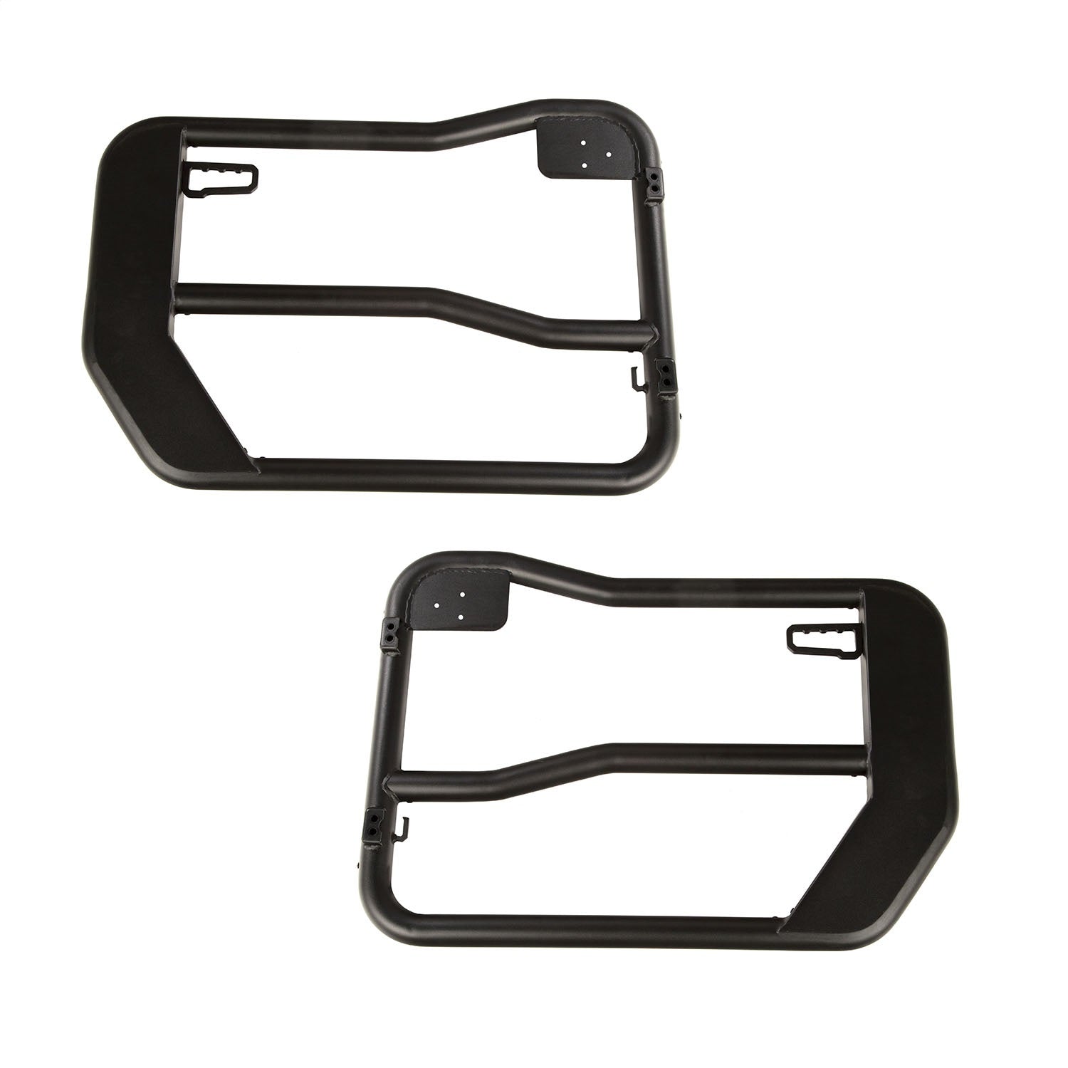 Rugged Ridge 11509.15 Tube Door Kit; Front; w/Mirrors; Textured Black; Rugged Ridge 11509.15