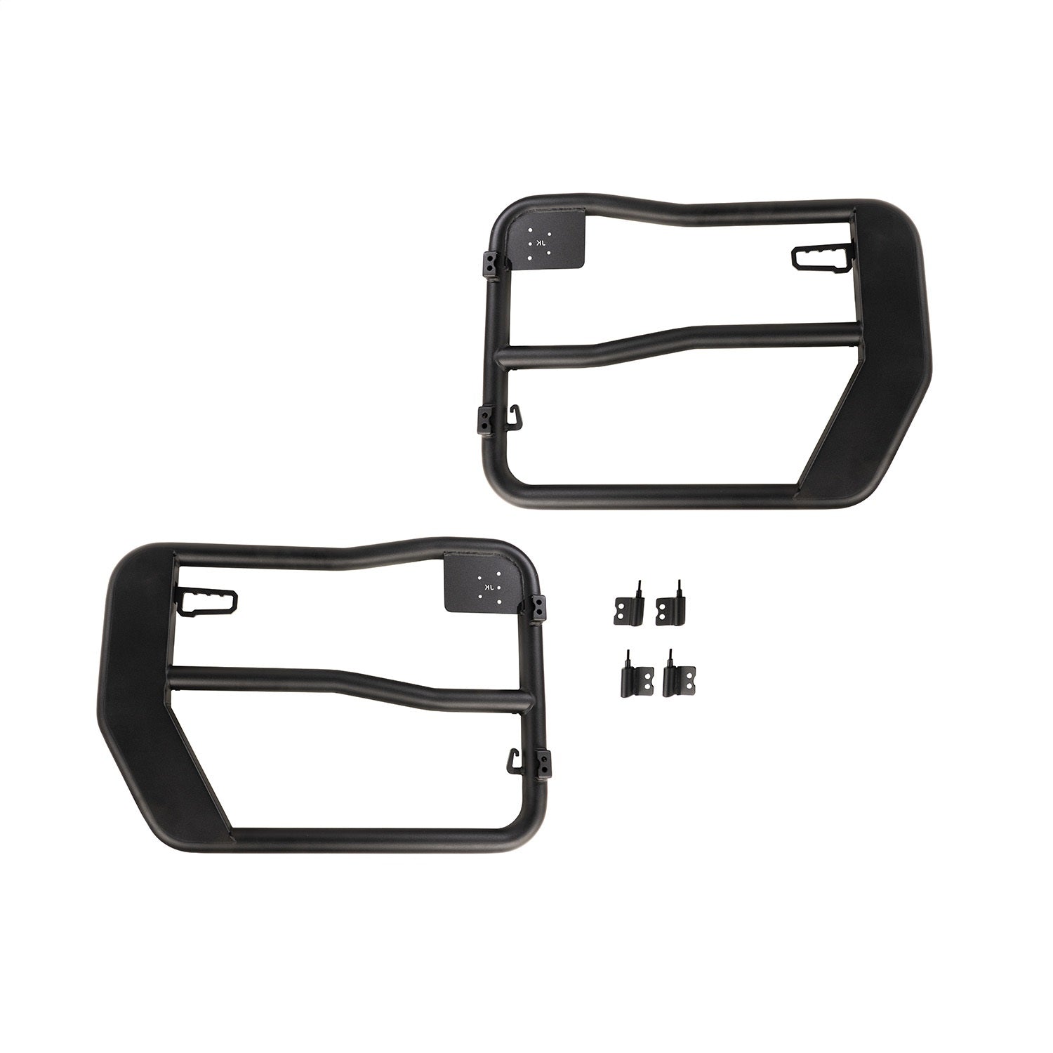 Rugged Ridge 11509.31 Fortis Tube Door; Front; Pair; Black; Rugged Ridge 11509.31