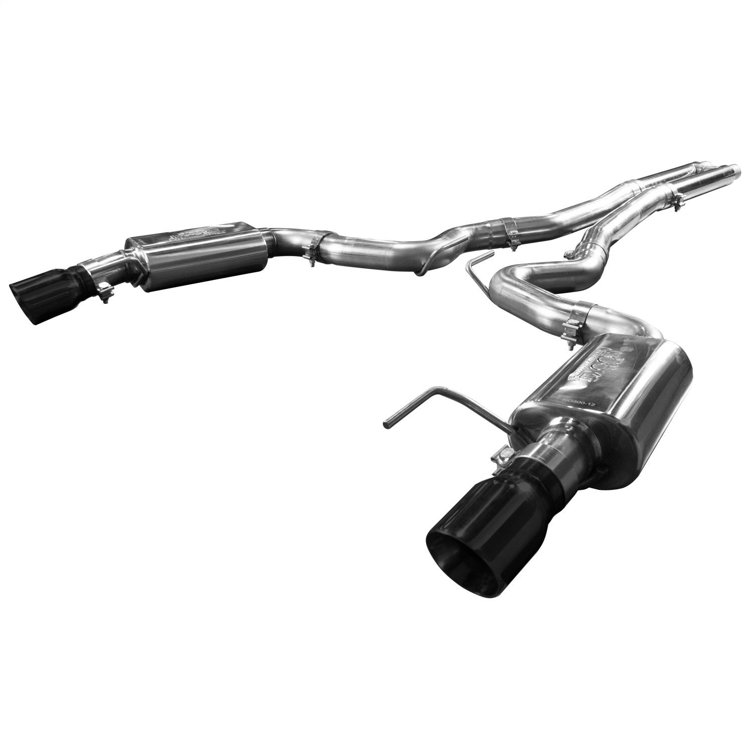 Kooks Custom Headers 11514411 3in. Cat-Back (H-Pipe) w/Black Tips. 2015-2017 Mustang GT 5.0L. Connects to OEM. Kooks Custom Headers 11514411
