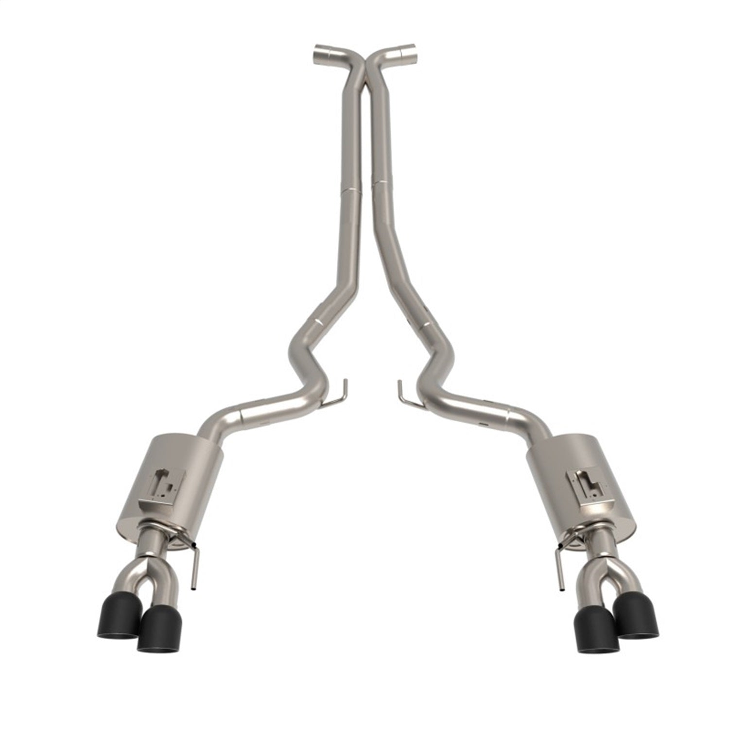 Kooks Custom Headers 11515160 3in. SS Connection-Back X-Pipe Exhaust w/Black Tips. 2018-2020 Mustang GT 5.0L. Kooks Custom Headers 11515160