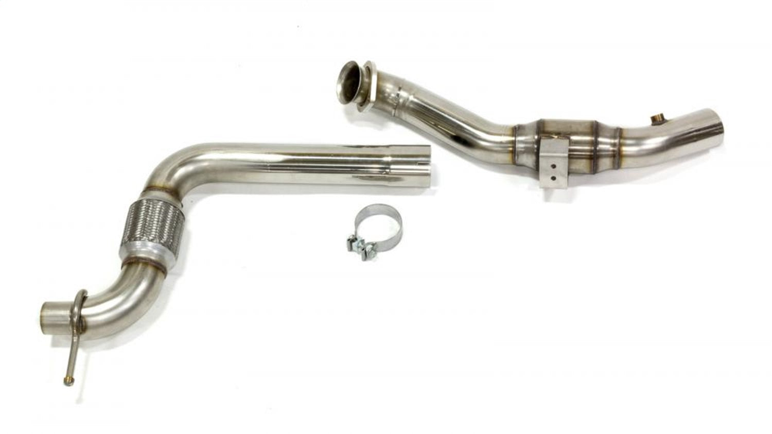Kooks Custom Headers 11533310 3in. x 2-1/4in. SS GREEN Catted OEM Downpipe. 2015-2023 Mustang EcoBoost. Kooks Custom Headers 11533310