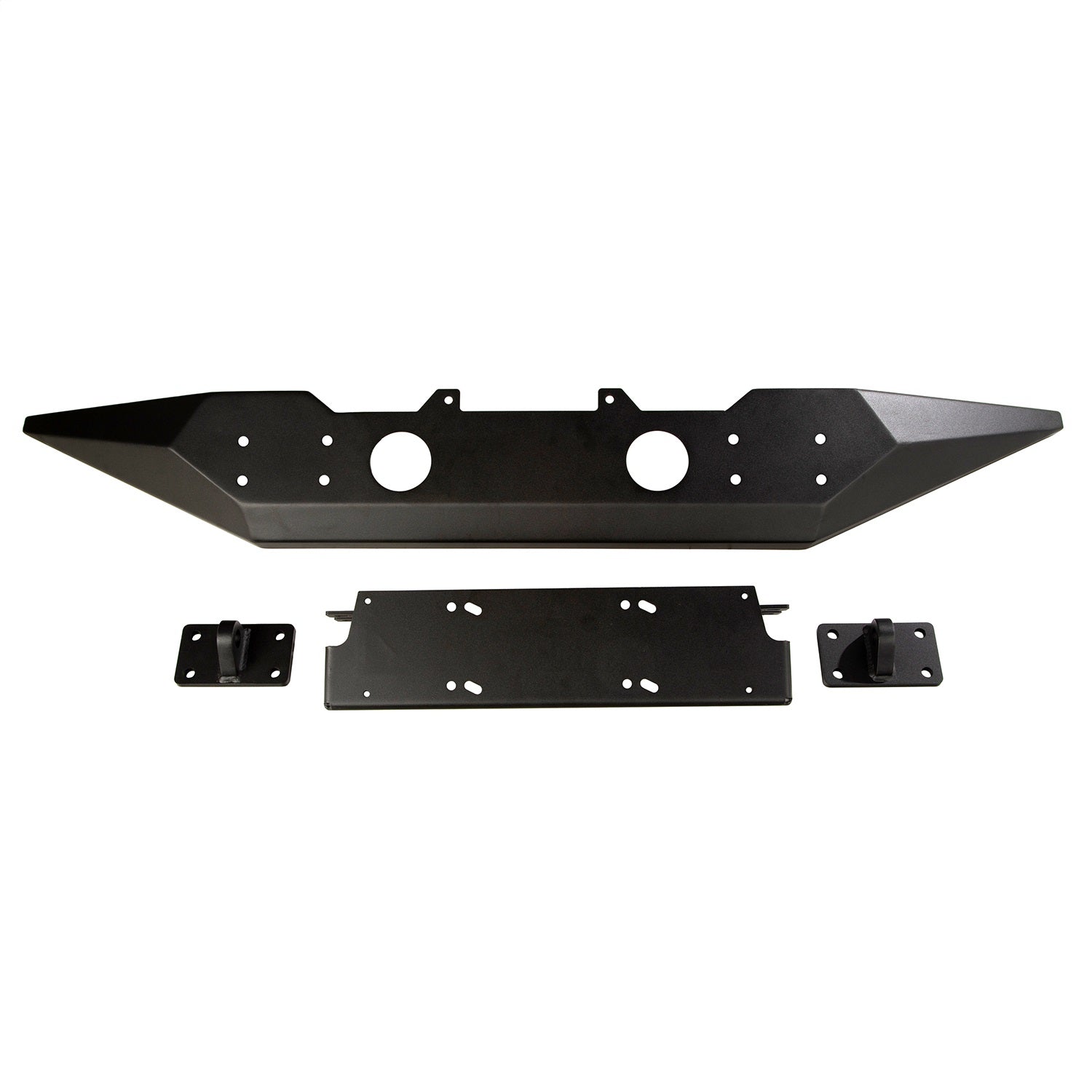 Rugged Ridge 11548.43 Spartan Front Bumper; Steel; w/o Overrider; Standard Ends; Rugged Ridge 11548.43