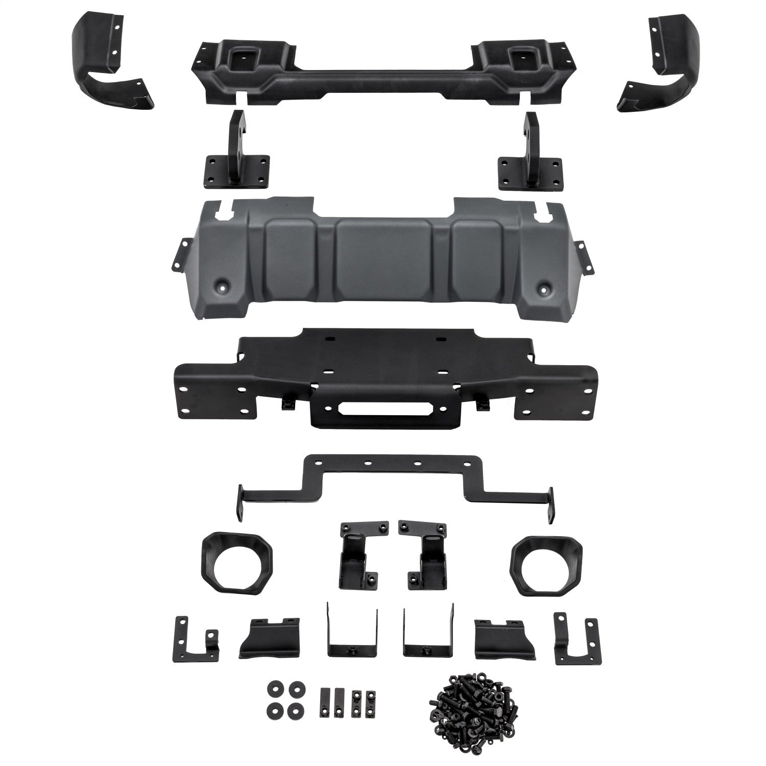 Rugged Ridge 11549.44 Venator Front Bumper; Stubby; Front; Rugged Ridge 11549.44