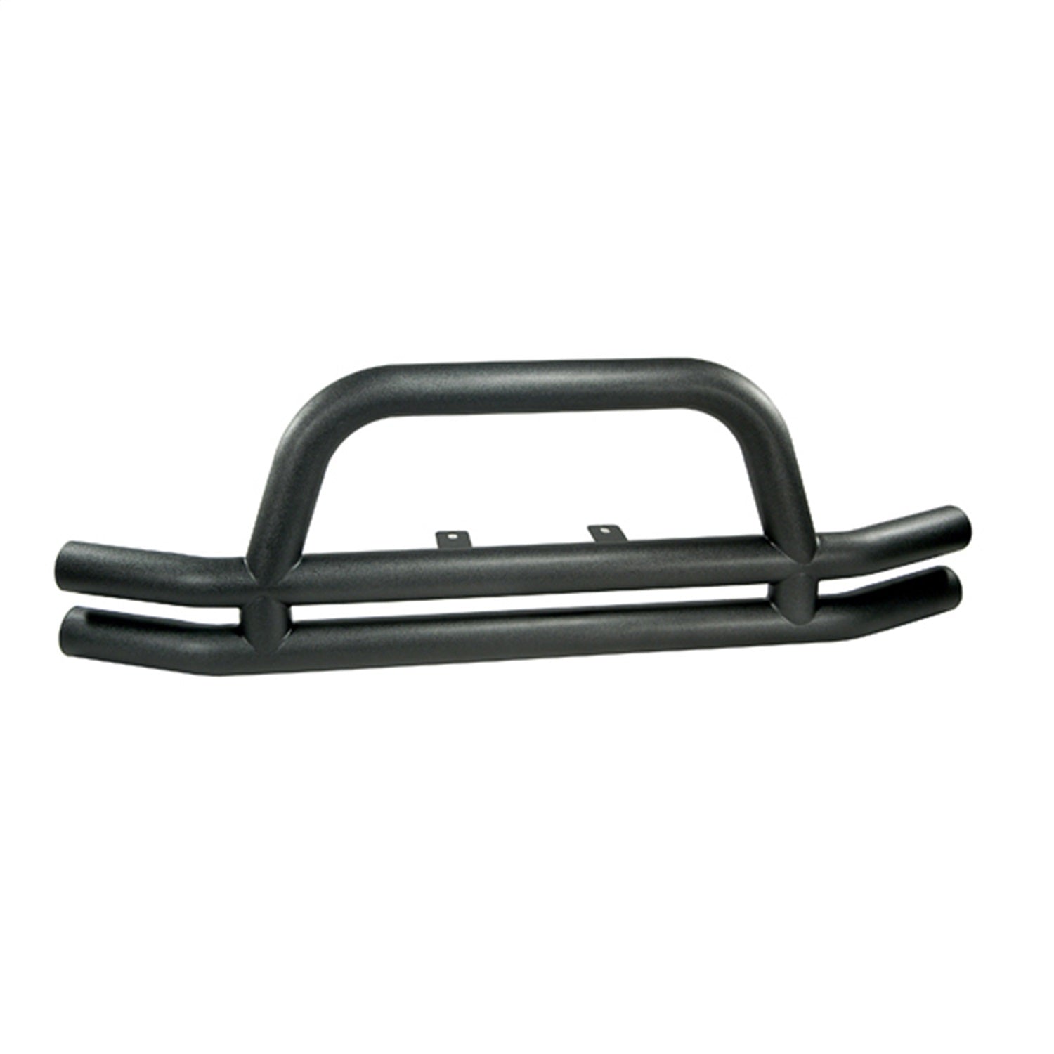 Rugged Ridge 11561.01 Front Tube Bumper; w/Riser; Textured Black; Rugged Ridge 11561.01