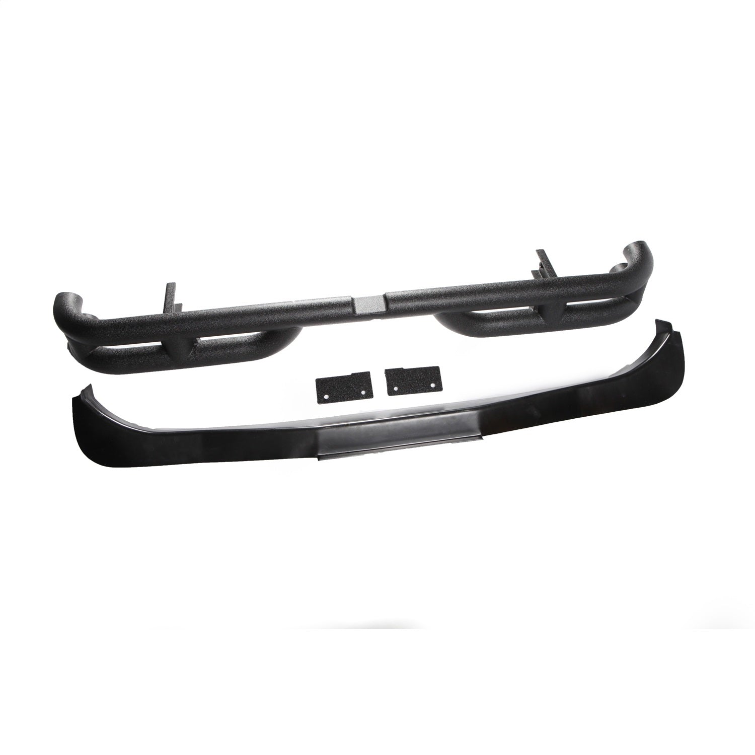 Rugged Ridge 11571.10 Rear Tube Bumper; Textured Black; Rugged Ridge 11571.10