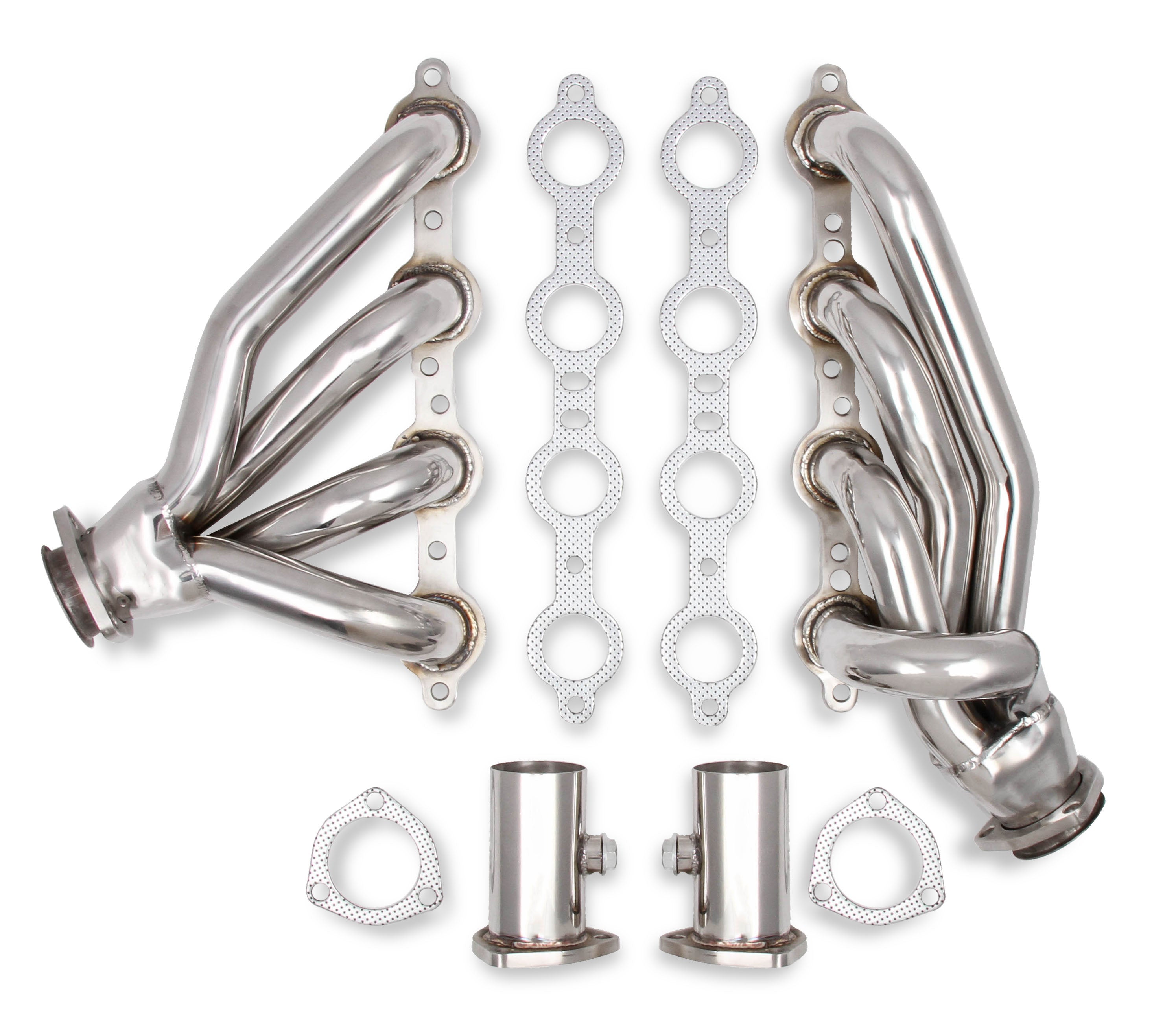 Flowtech Shorty LS Swap Headers - Polished