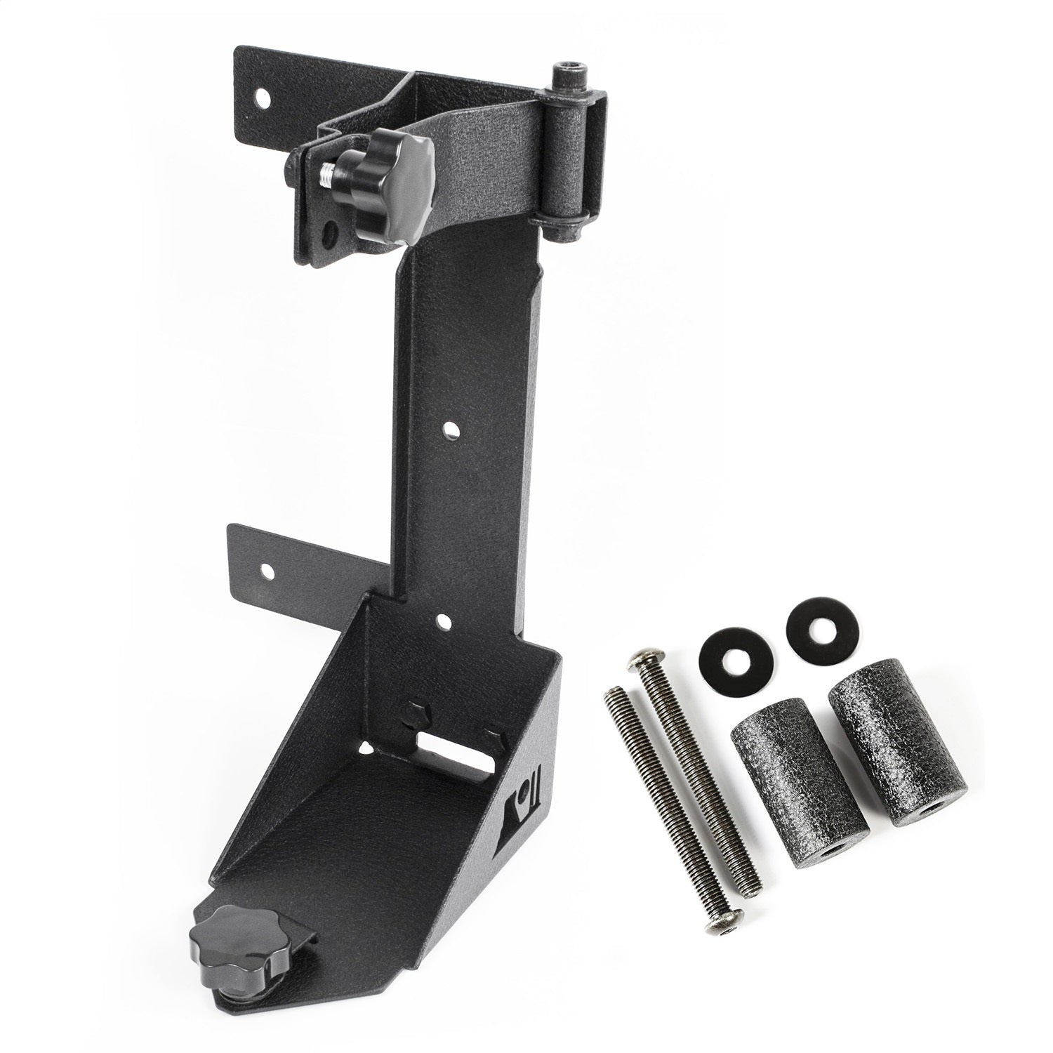 Rugged Ridge 11586.08 Off-Road Jack Mount Spacer Kit; Incl. Mounting Brackets/Spacers; Rugged Ridge 11586.08