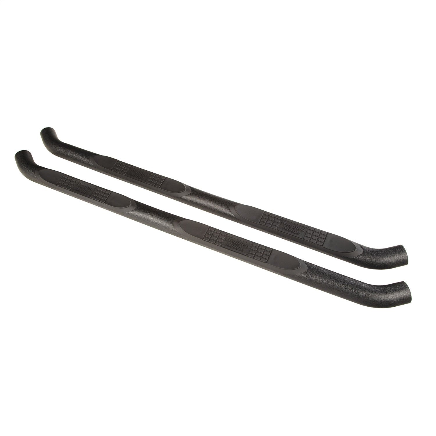 Rugged Ridge 11591.12 Side Step; 3 in.; Round; Black; Rugged Ridge 11591.12