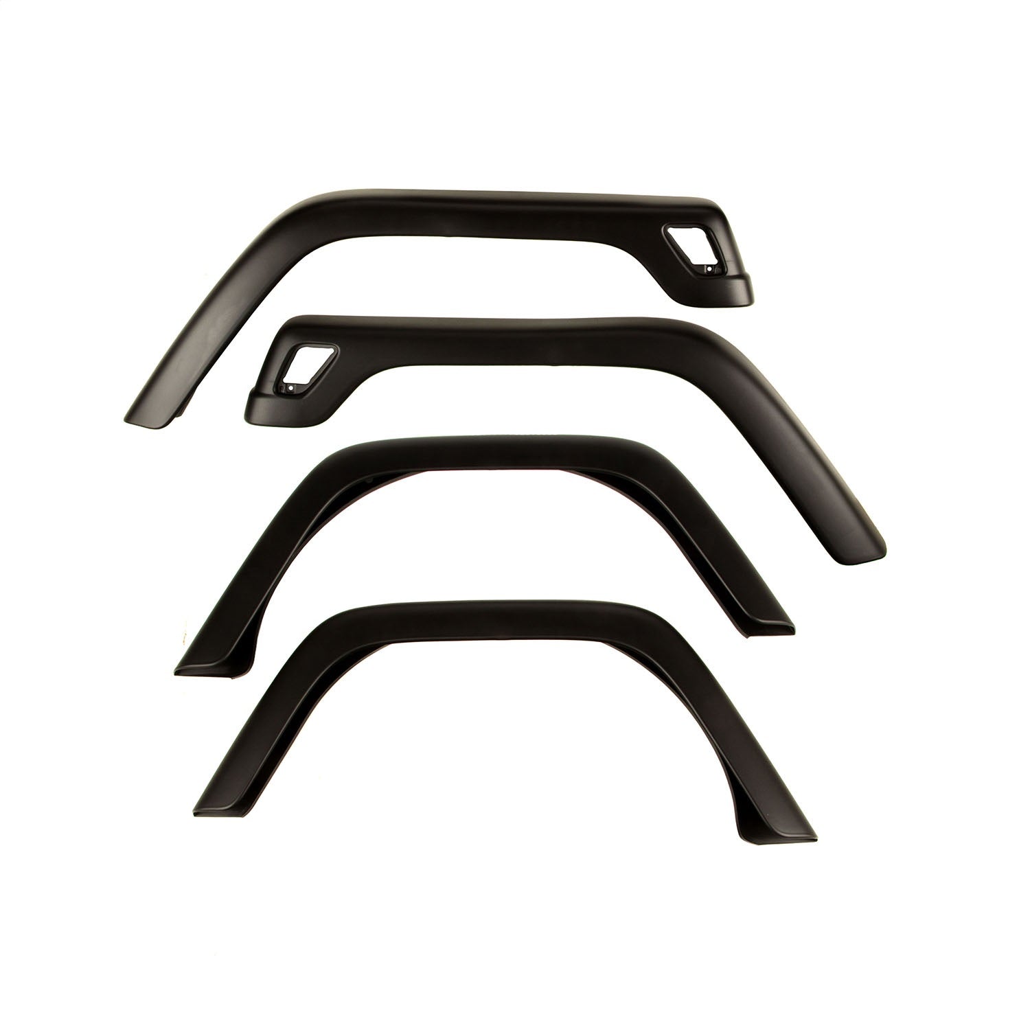Omix 11603.02 Fender Flare Kit; Front and Rear; 4 pc.; Omix 11603.02