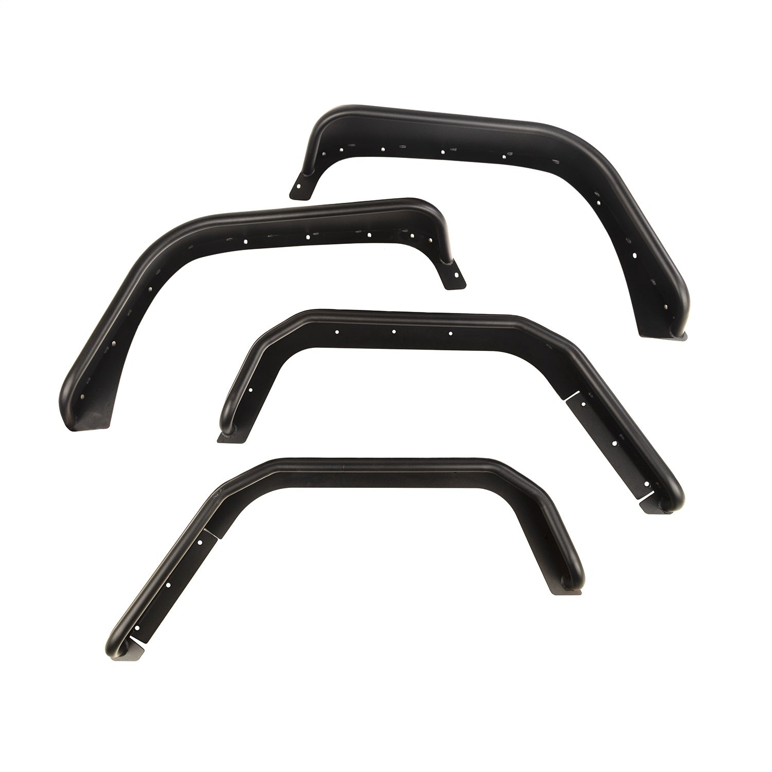 Rugged Ridge 11615.48 Fender Flare Set; Front/Rear; Steel; Set 4 pc.; Rugged Ridge 11615.48