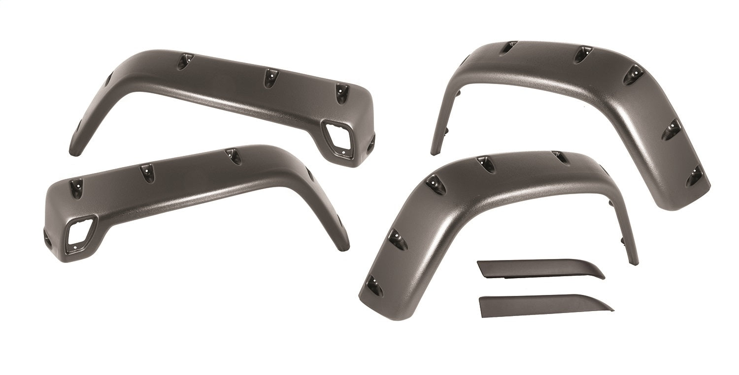 Rugged Ridge 11630.10 All Terrain Fender Flare Set; Front And Rear; Incl. Hardware; 6 pc.; Rugged Ridge 11630.10