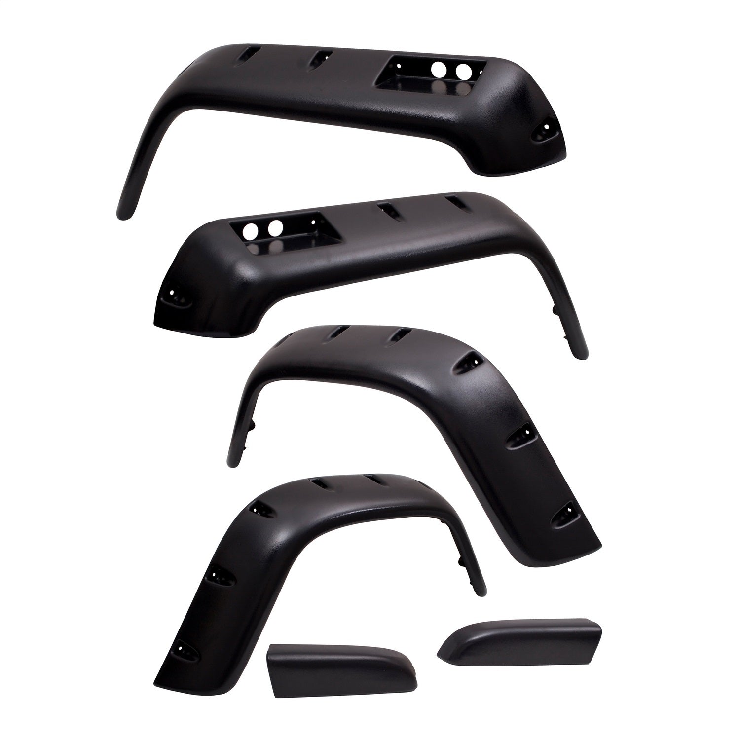 Rugged Ridge 11632.10 All Terrain Fender Flare Set; Front And Rear; Incl. Hardware; 6 pc.; Rugged Ridge 11632.10
