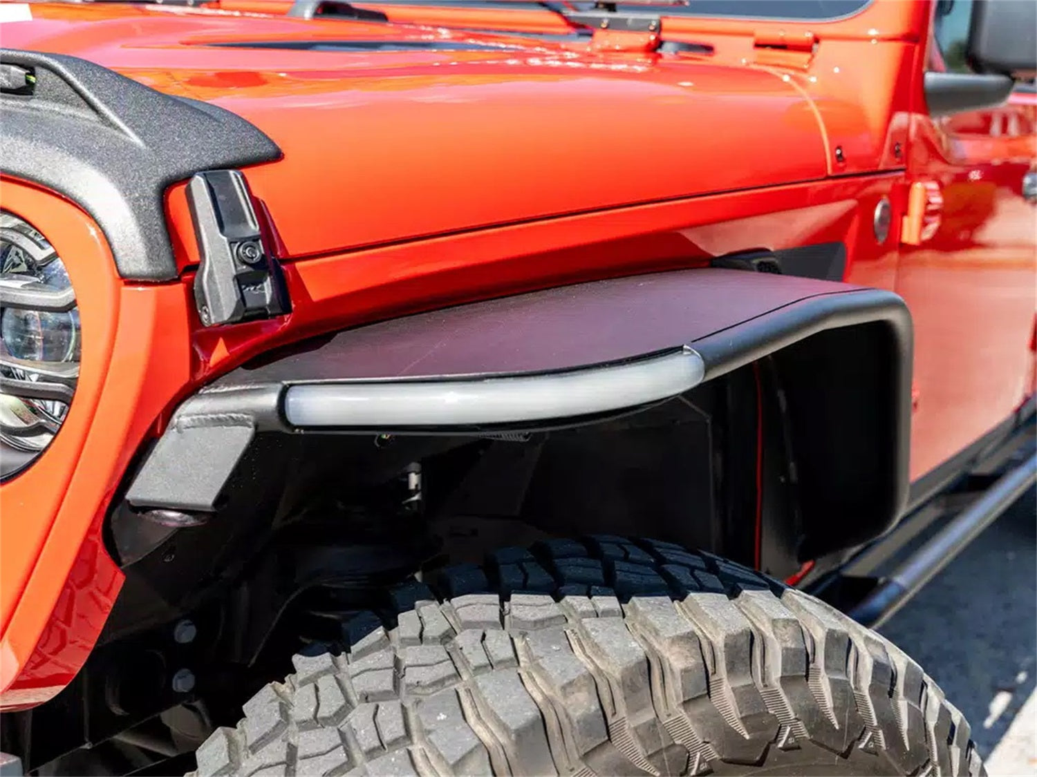 Rugged Ridge 11641.13 Fender Flare Set; Front; Rugged Ridge 11641.13