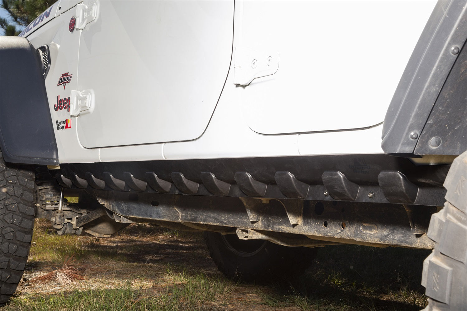 Rugged Ridge 11651.61 Rocker Guard Kit; Body Armor; Pair; Rugged Ridge 11651.61