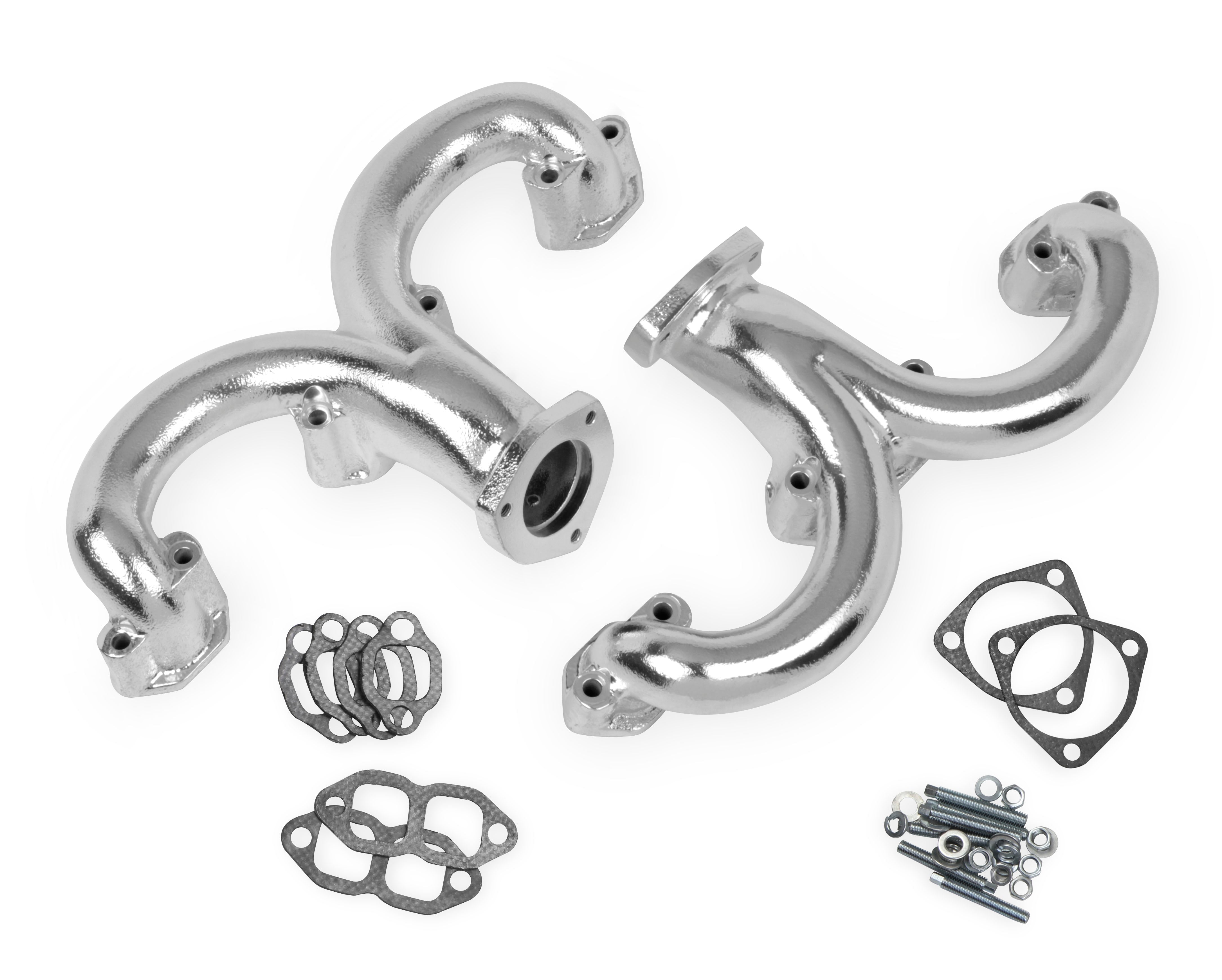 Flowtech Rams Horn Exhaust Manifolds - Ceramic Coated