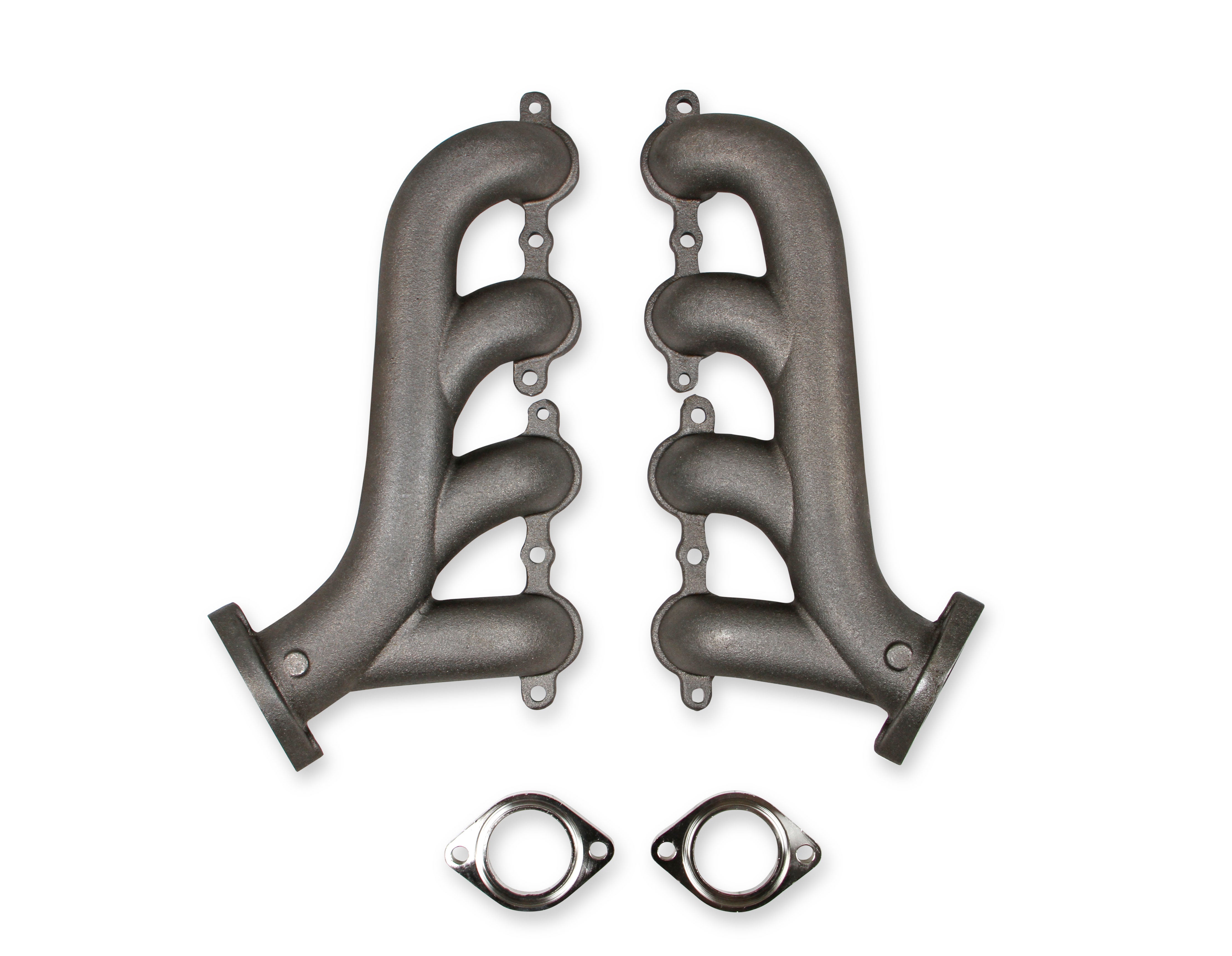 FlowTech 11730FLT Exhaust Manifold; For Use w/LS Engine Swap; 2.25 in. O.D.; Natural; FlowTech 11730FLT