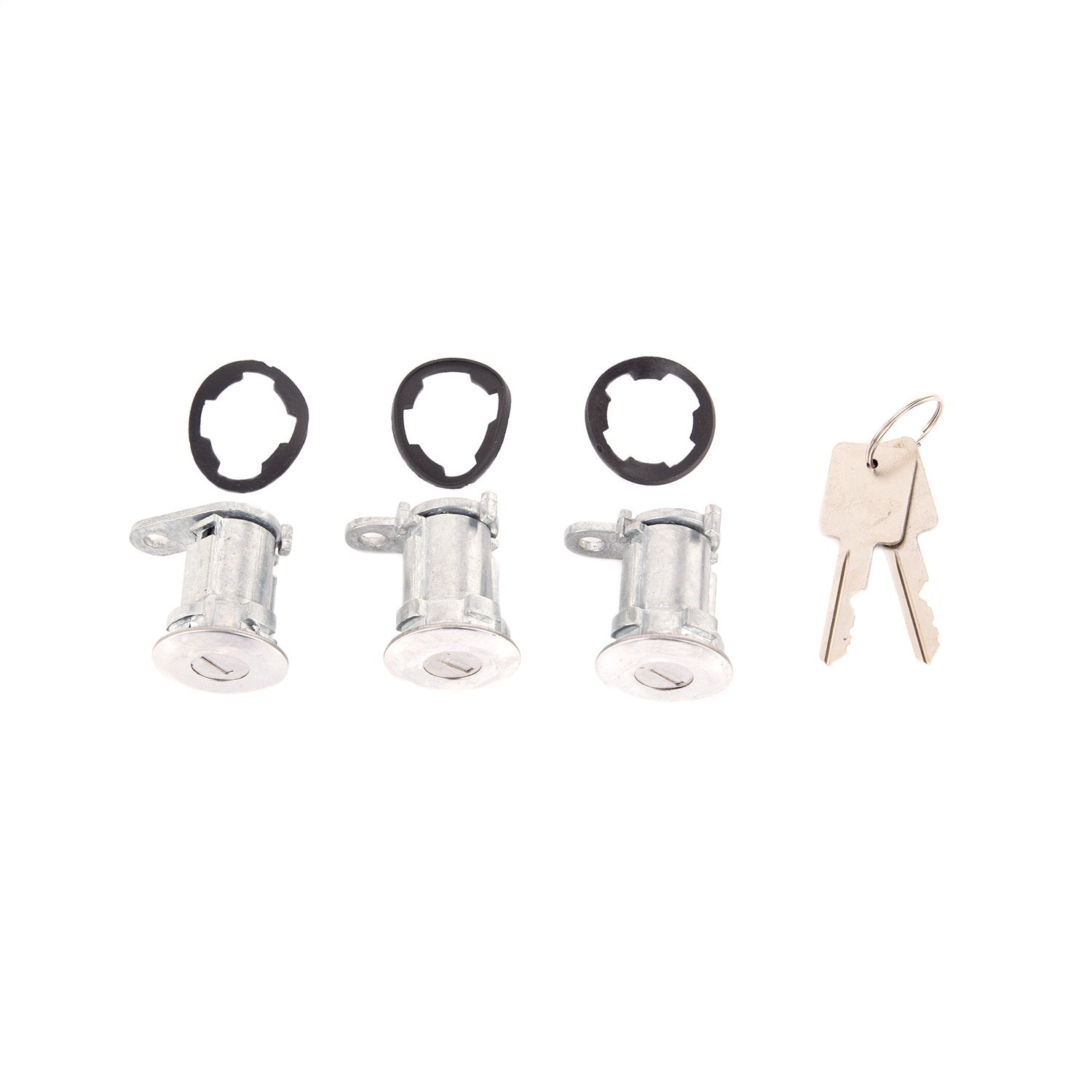 Omix 11813.12 Door Lock Cylinder; Incl. 3 Matching Door Lock Cylinders; Omix 11813.12