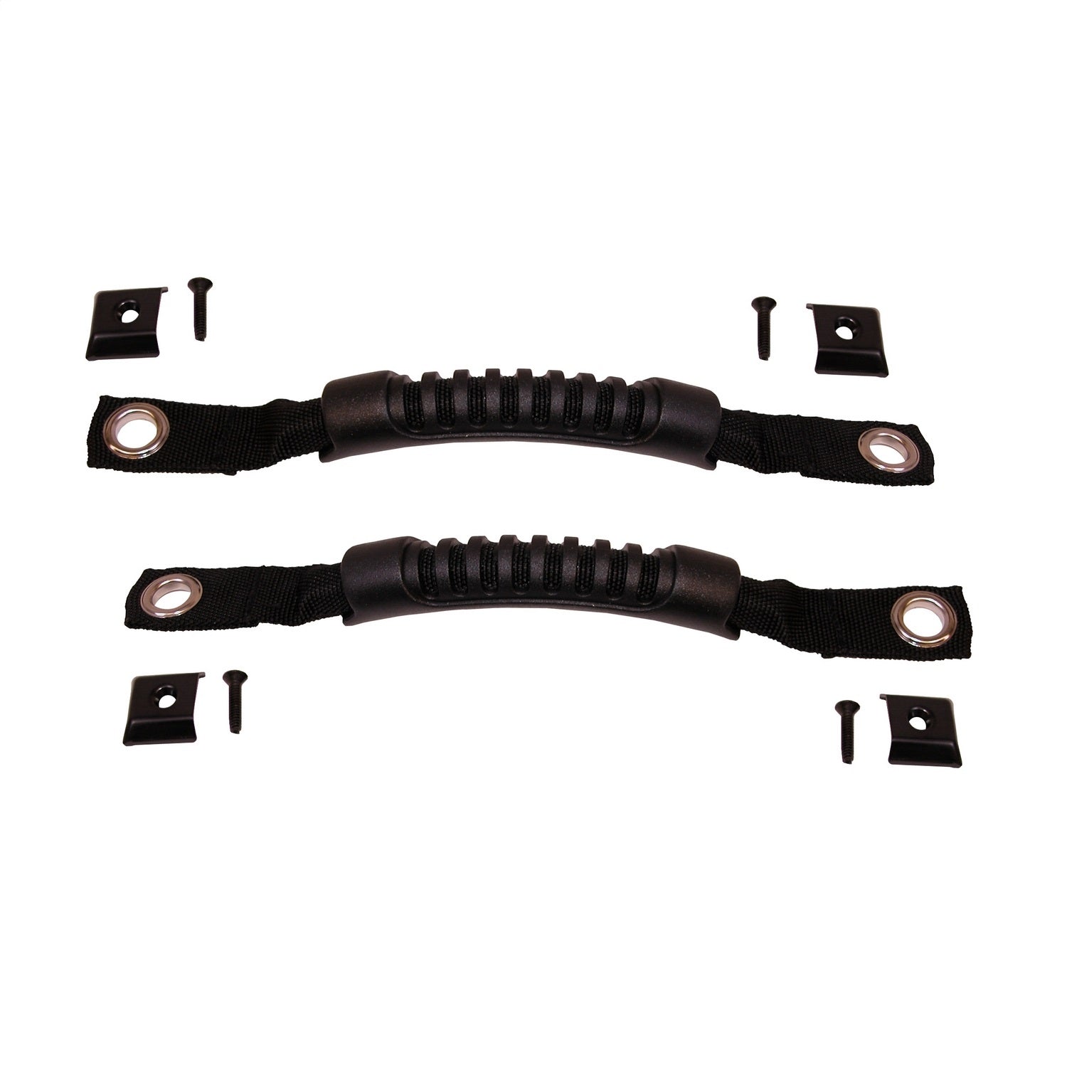 Rugged Ridge 11825.01 Replacement Door Strap/Handle; Pair; Black; Rugged Ridge 11825.01