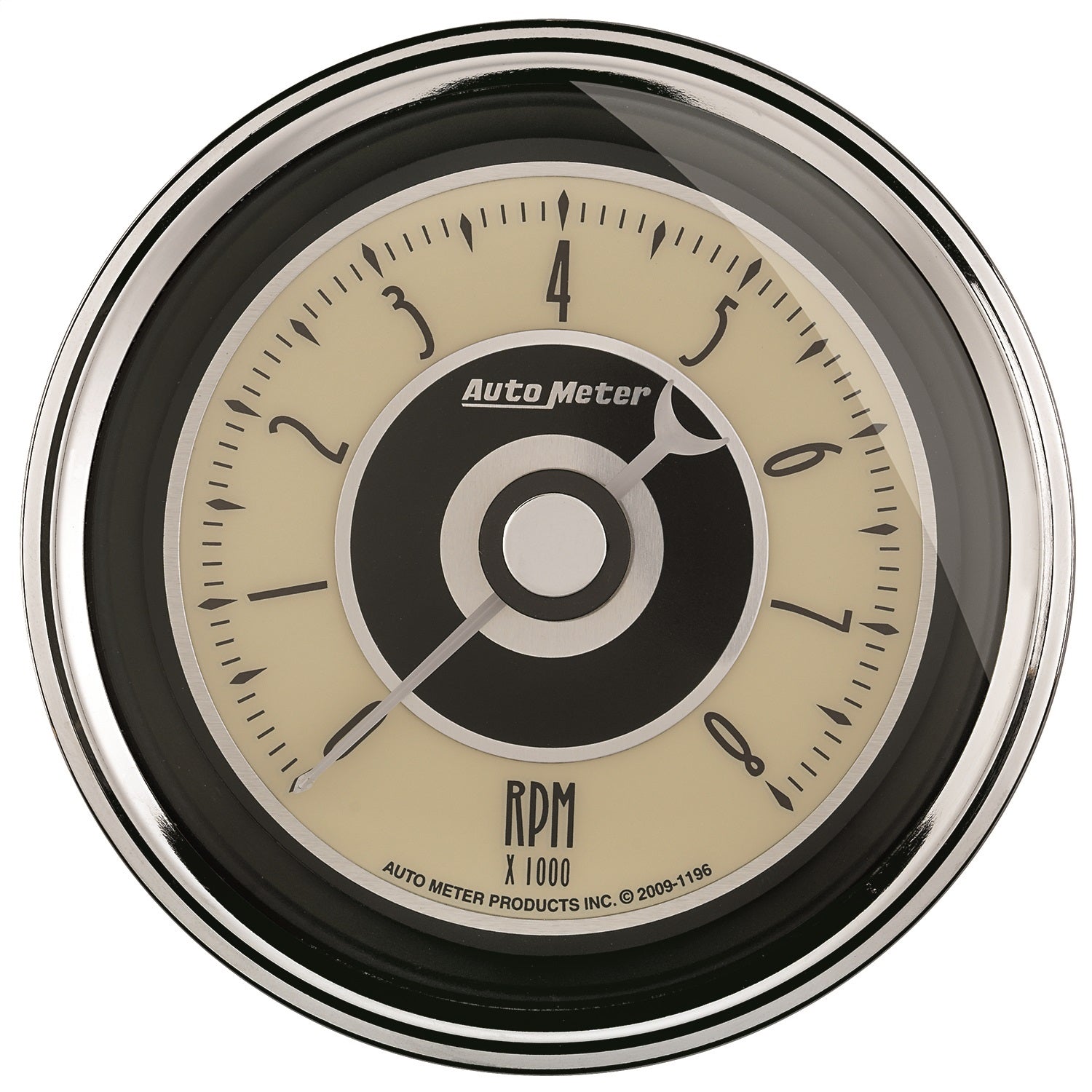 AutoMeter 1195 GAUGE; TACHOMETER; 3 3/8in.; 8K RPM; IN-DASH; CRUISER AD AutoMeter 1195