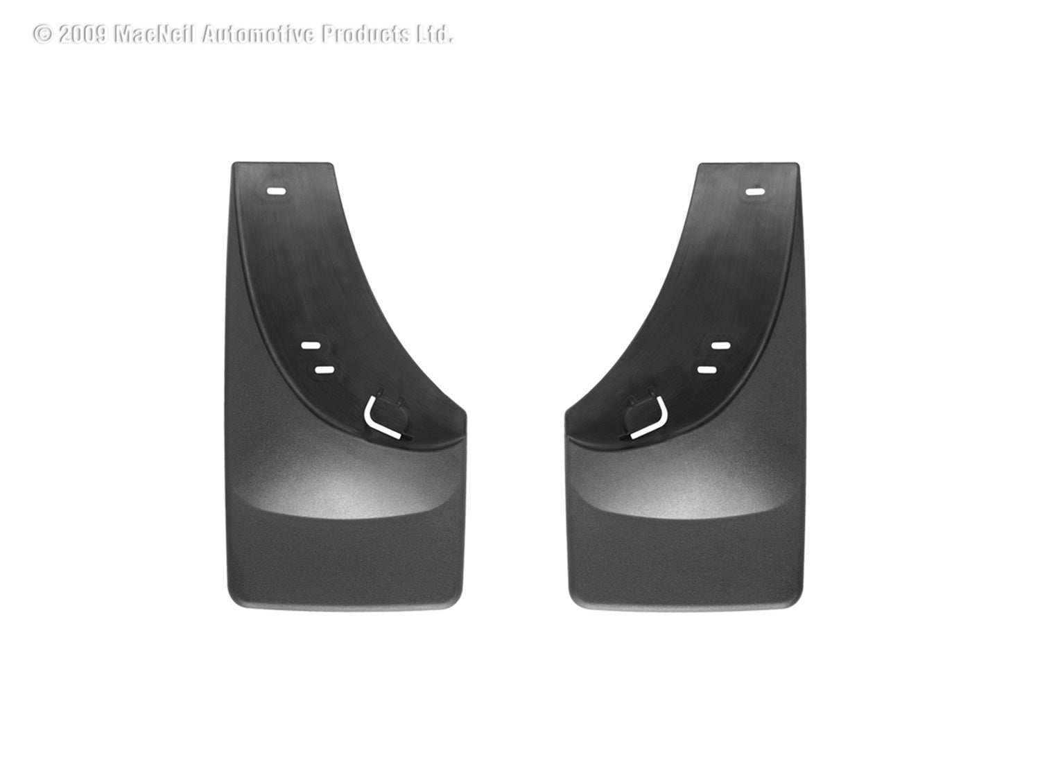 Weathertech 120005 MudFlap No-Drill DigitalFit®; Black; Weathertech 120005