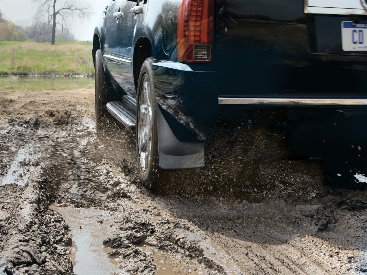 Weathertech 120085 MudFlap No-Drill DigitalFit®; Black; Weathertech 120085