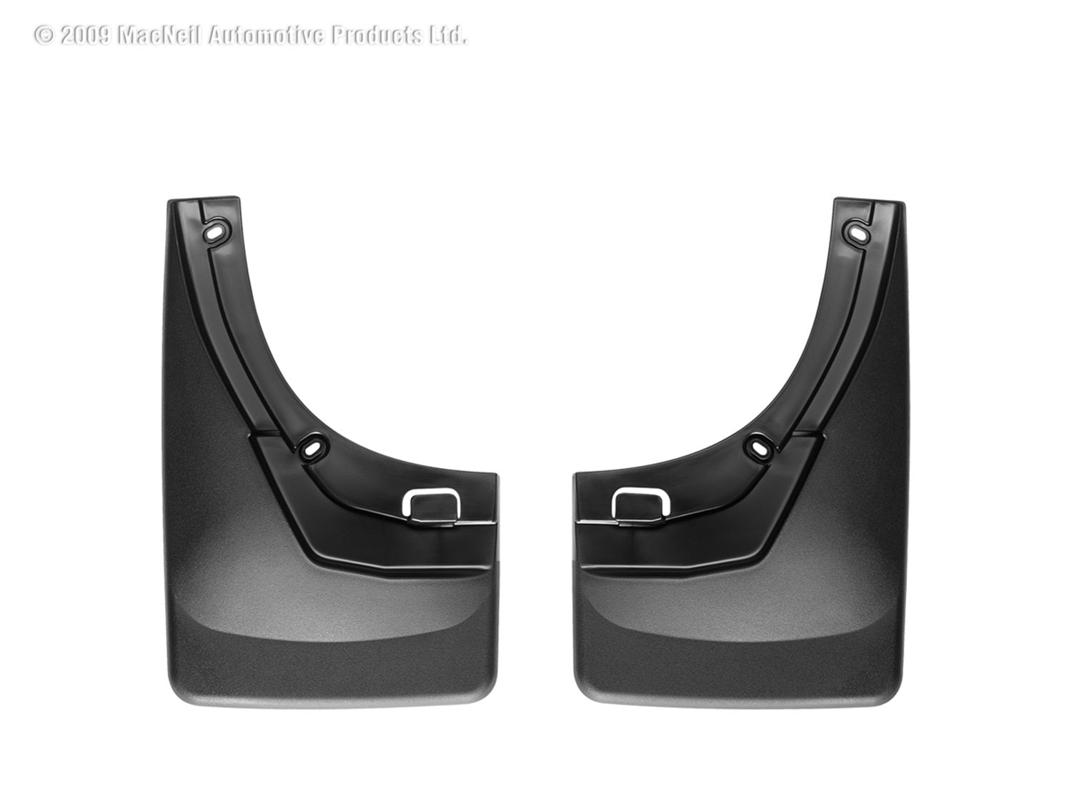 Weathertech 120014 MudFlap No-Drill DigitalFit®; Black; Weathertech 120014