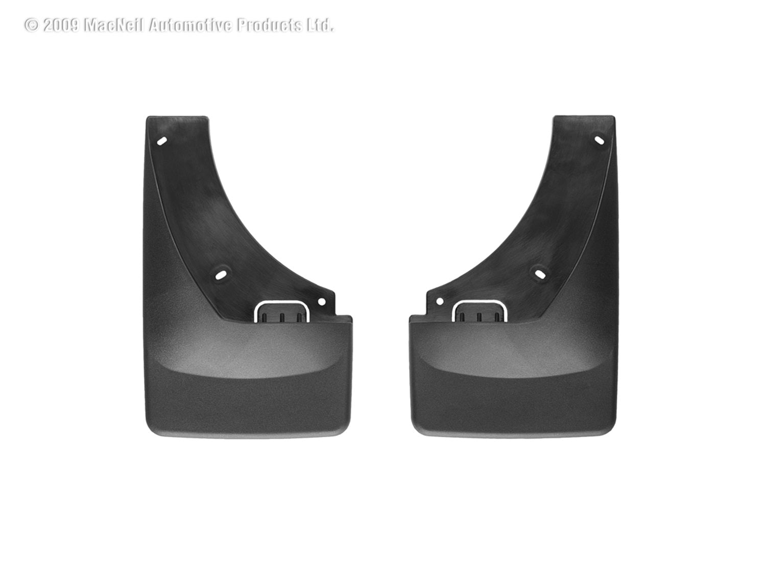 Weathertech 120016 MudFlap No-Drill DigitalFit®; Black; Weathertech 120016