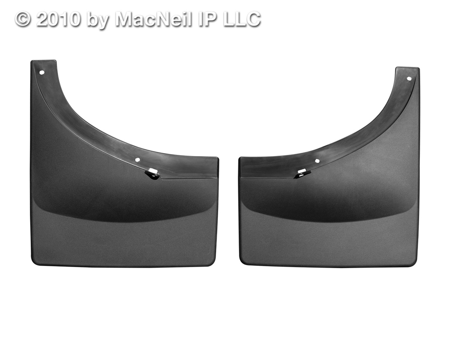 Weathertech 120025 MudFlap No-Drill DigitalFit®; Black; Weathertech 120025