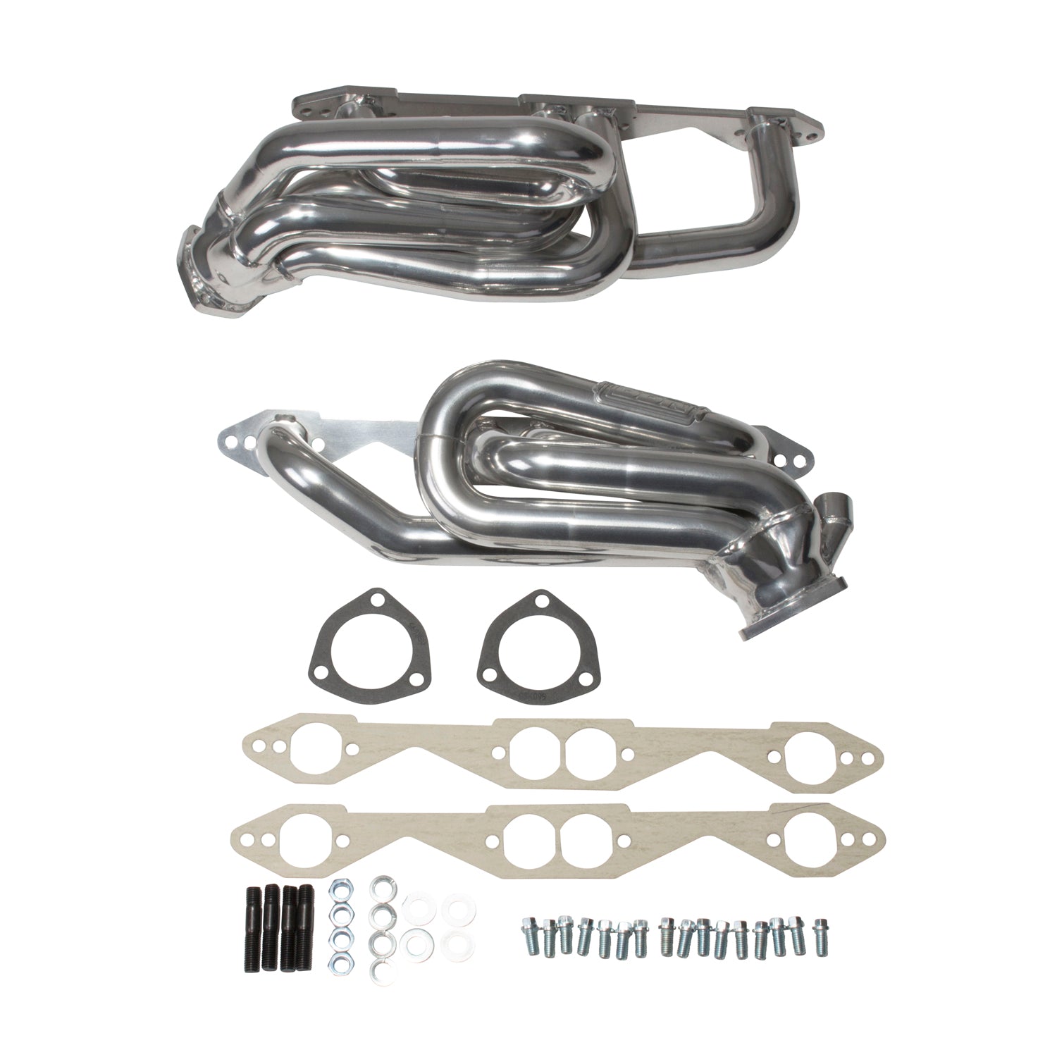 BBK Performance Parts 40070 1996-99 CHEVY TRUCK SUV 5.0L 5.7L 1-5/8 SHORTY HEADERS (POLISHED SILVER CERAMIC) BBK Performance Parts 40070