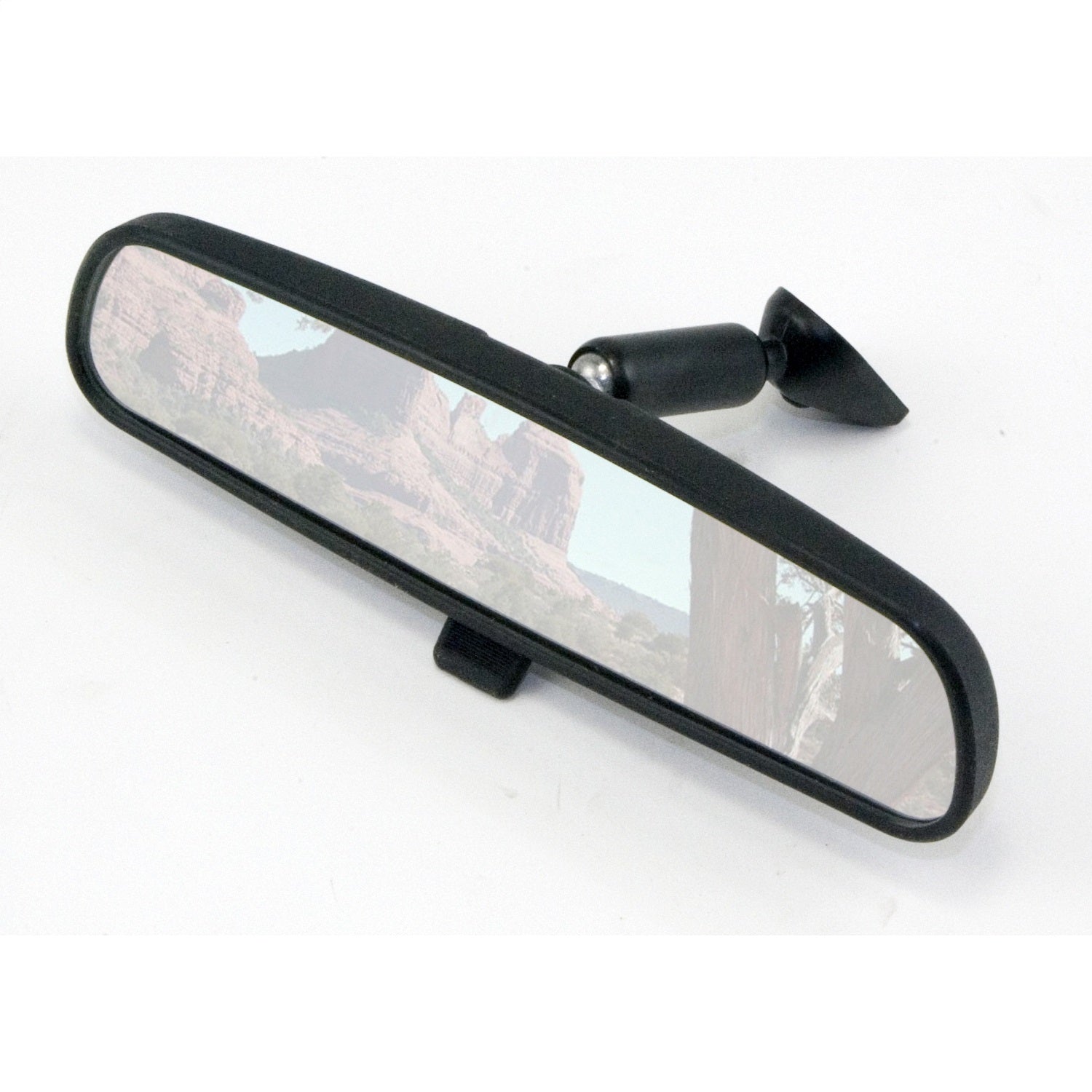 Omix 12020.03 Rear View Mirror; Black; Omix 12020.03
