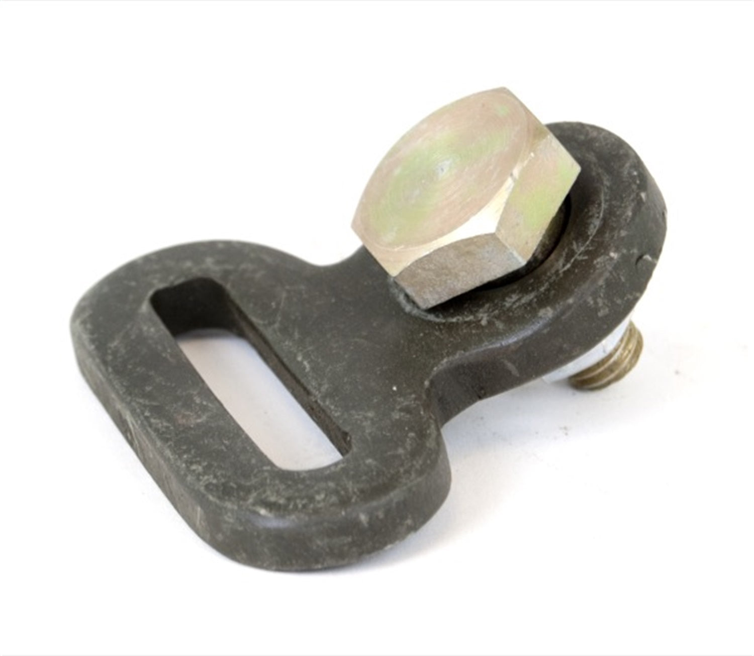 Omix 12021.65 Seat Belt Safety Strap Swivel; Bolts End Of Seatbelt To Floor; Steel; Omix 12021.65