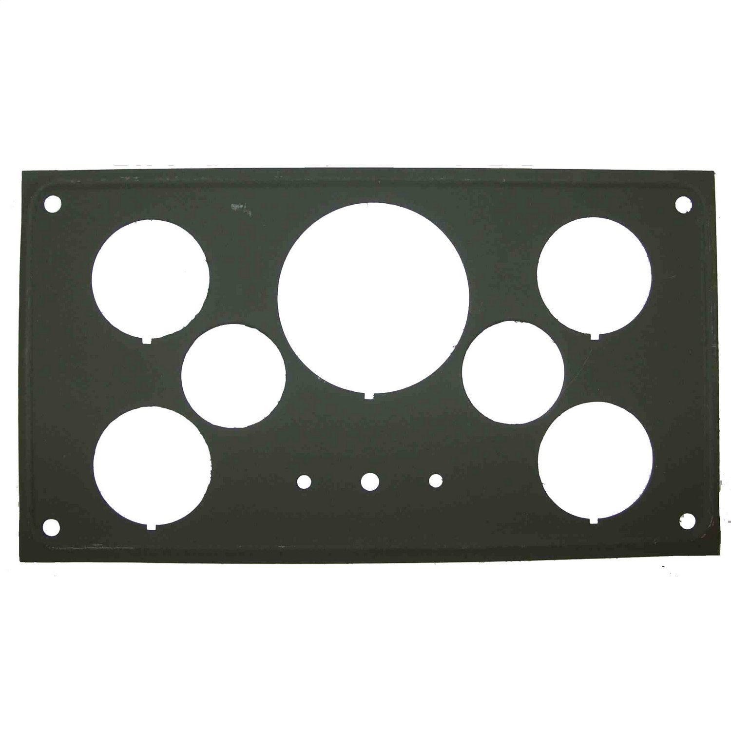 Omix 12023.36 Instrument Cluster Panel; Steel; Omix 12023.36