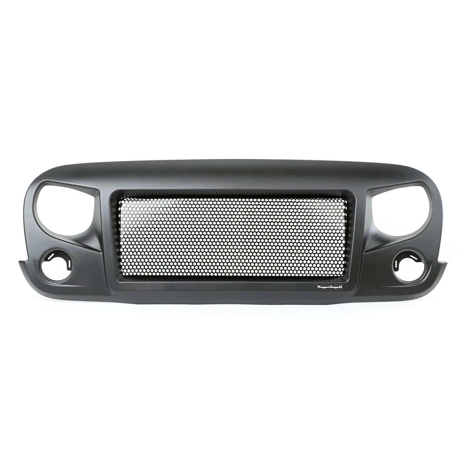 Rugged Ridge 12034.01 Spartan Grille; Front; Black; Rugged Ridge 12034.01