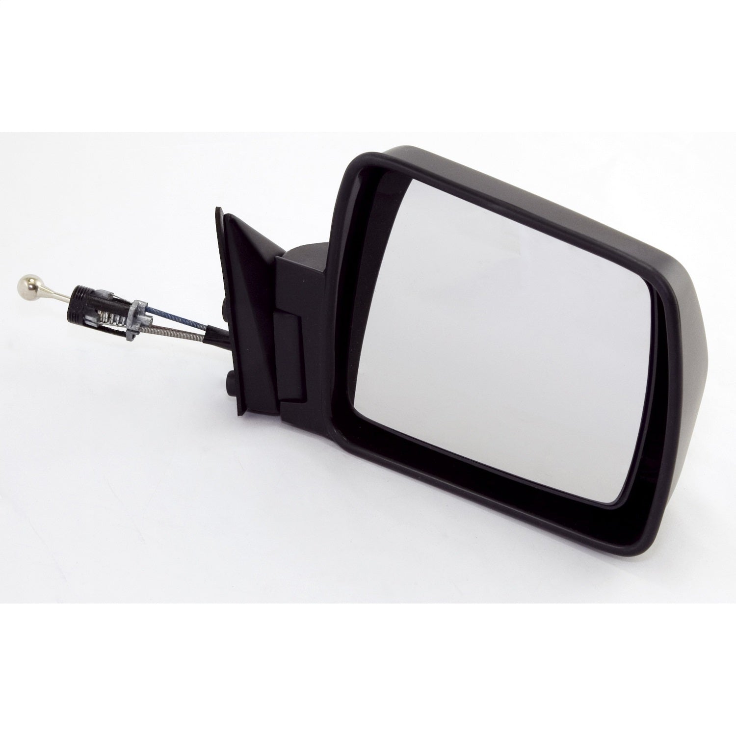Omix 12035.10 Door Mirror; Right; Power; Black; Folding; Non Power; Omix 12035.10
