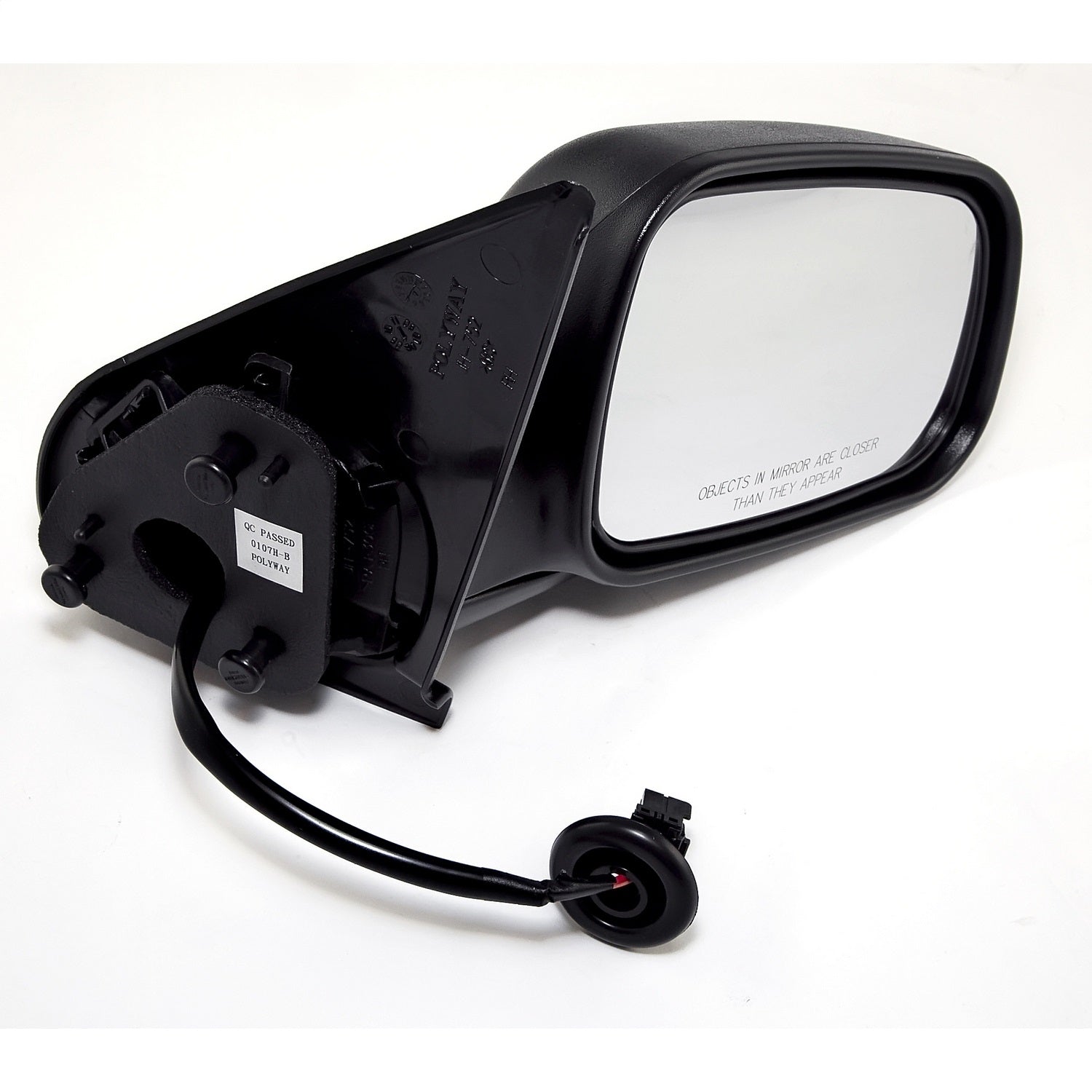 Omix 12039.06 Door Mirror; Right; Remote; Power; Folding; Black; Omix 12039.06