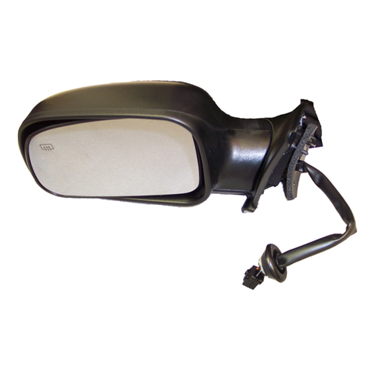 Omix 12039.09 Door Mirror; Left; Remote; Power; Heated; Folding; Black; Omix 12039.09