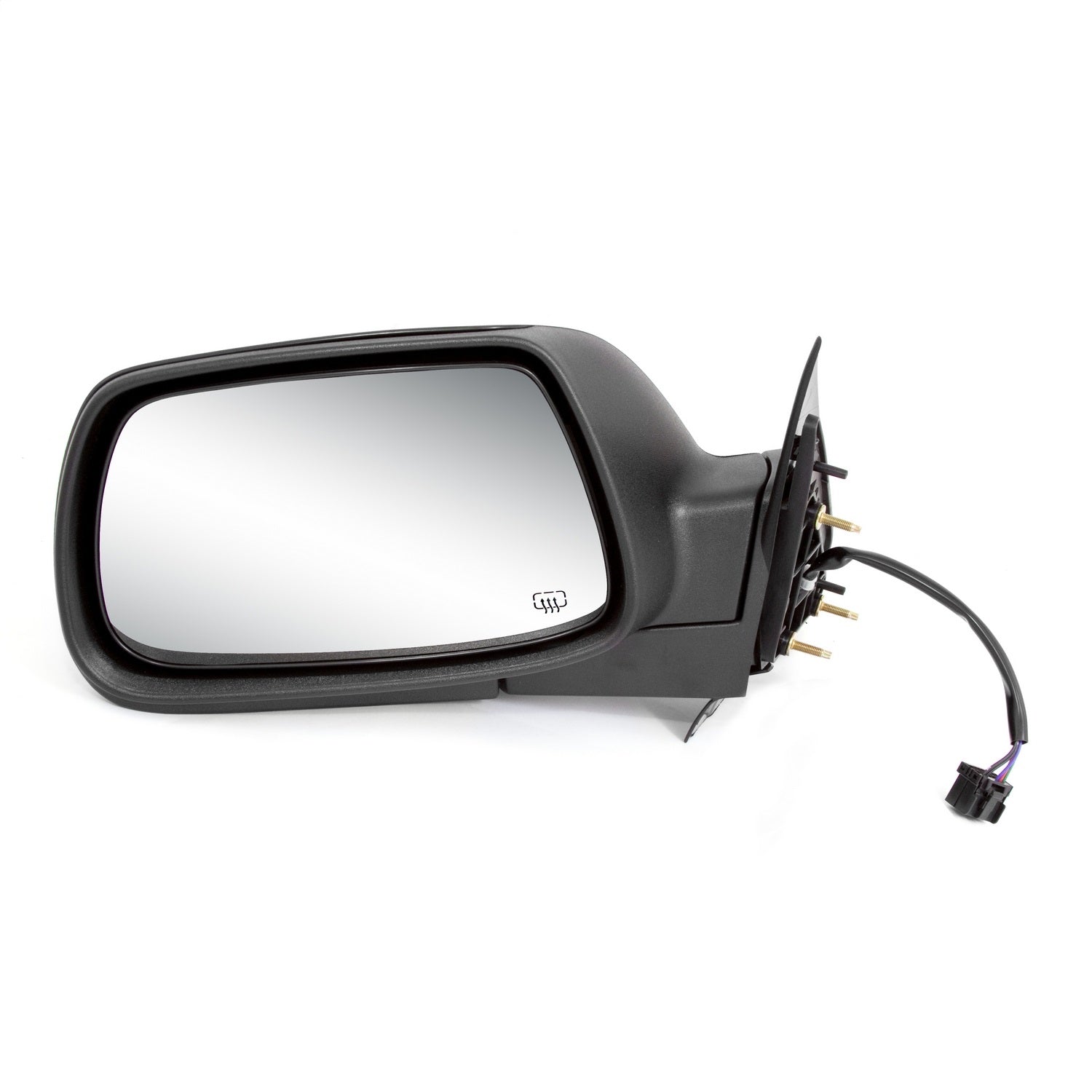Omix 12039.13 Door Mirror; Left; Remote; Power; Heated; Folding; Black; Omix 12039.13