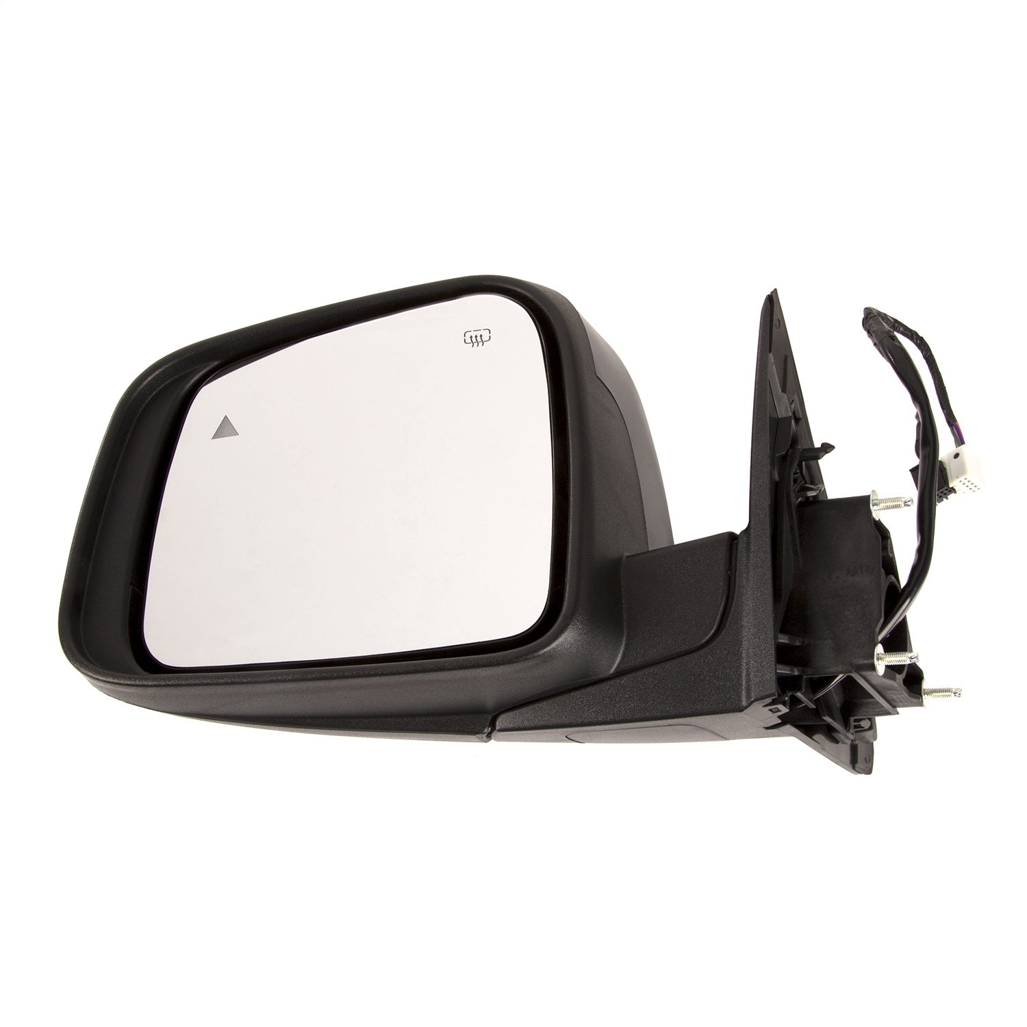 Omix 12039.37 Door Mirror; Left; Power; Heat; Memory; w/Signal; Black Smoke; Omix 12039.37