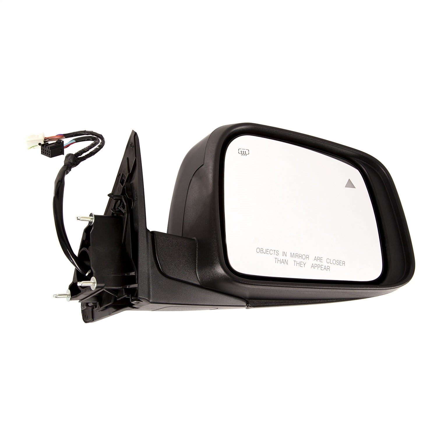 Omix 12039.38 Door Mirror; Right; Power; Heat; Memory; w/Signal; Black Smoke; Omix 12039.38
