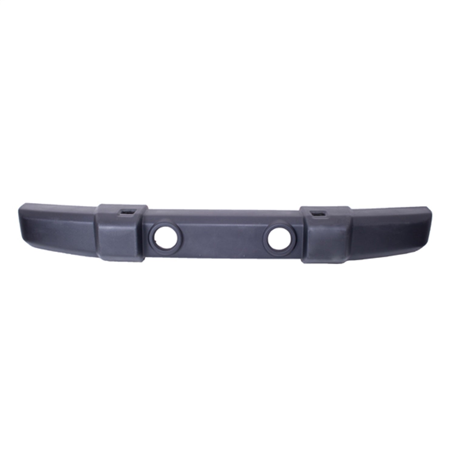 Omix 12040.05 Bumper Cover-Front; Black; Plastic; w/Fog Lights And Tow Hooks; Omix 12040.05