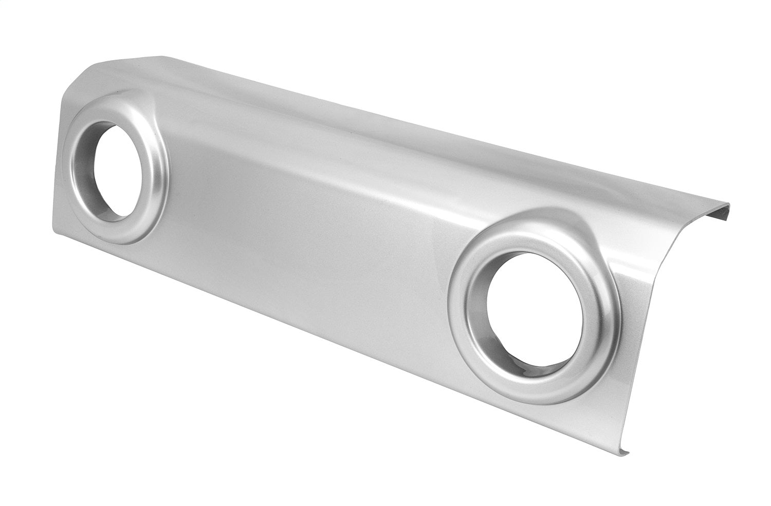 Omix 12040.08 Front Bumper Applique; Silver; Omix 12040.08