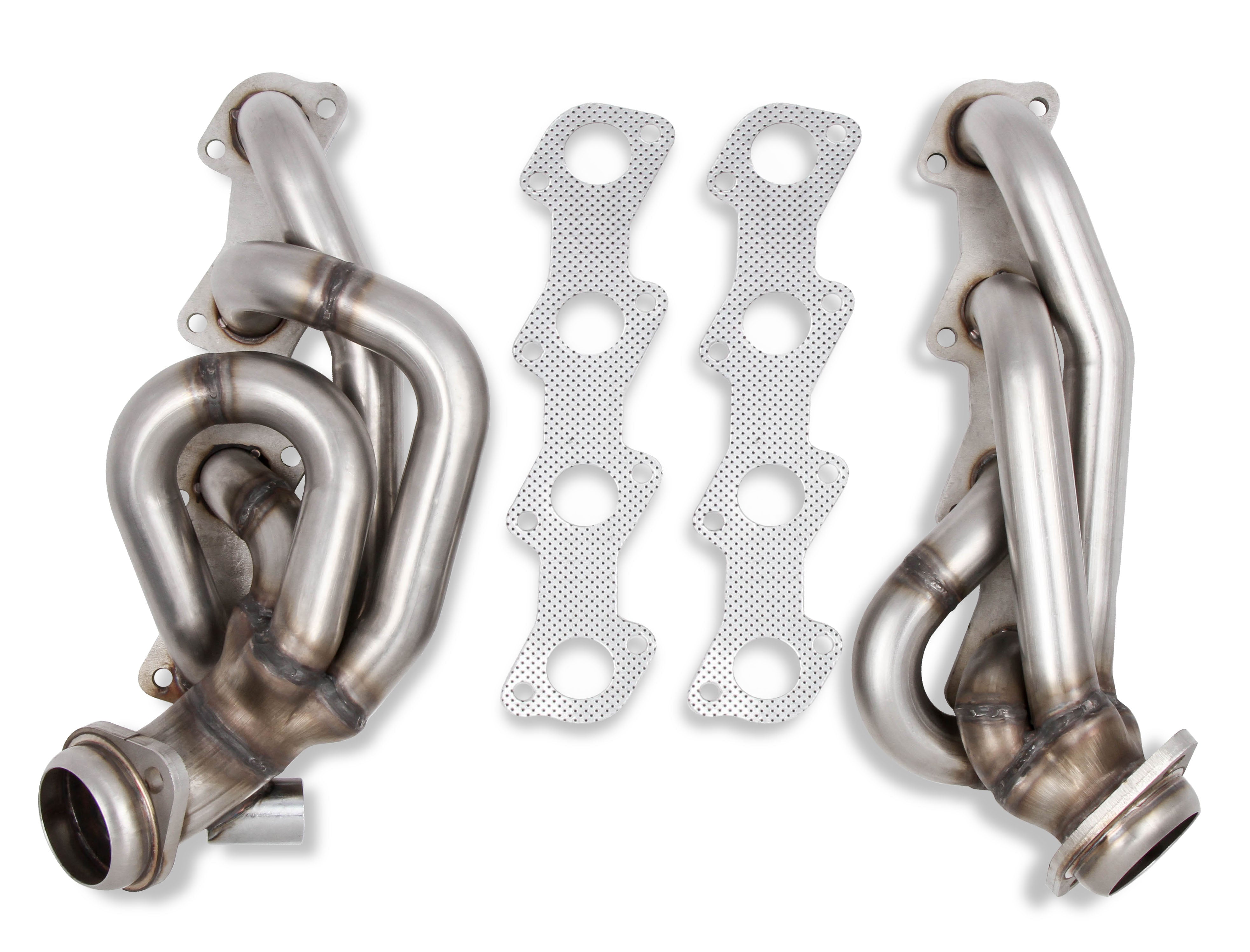 2004-2008 Ford F-150 4.6L V8 1-5/8" Shorty Headers, Natural. CARB EO# D-115-28