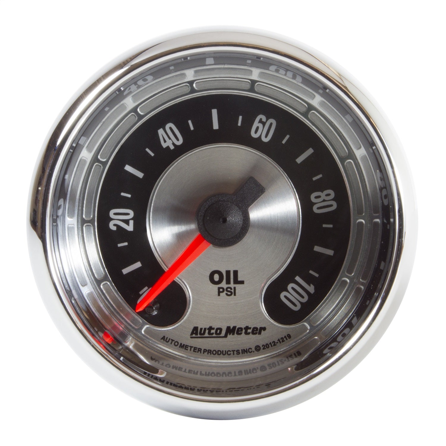 AutoMeter 1219 GAUGE; OIL PRESS; 2 1/16in.; 100PSI; MECH; AMERICAN MUSCLE AutoMeter 1219