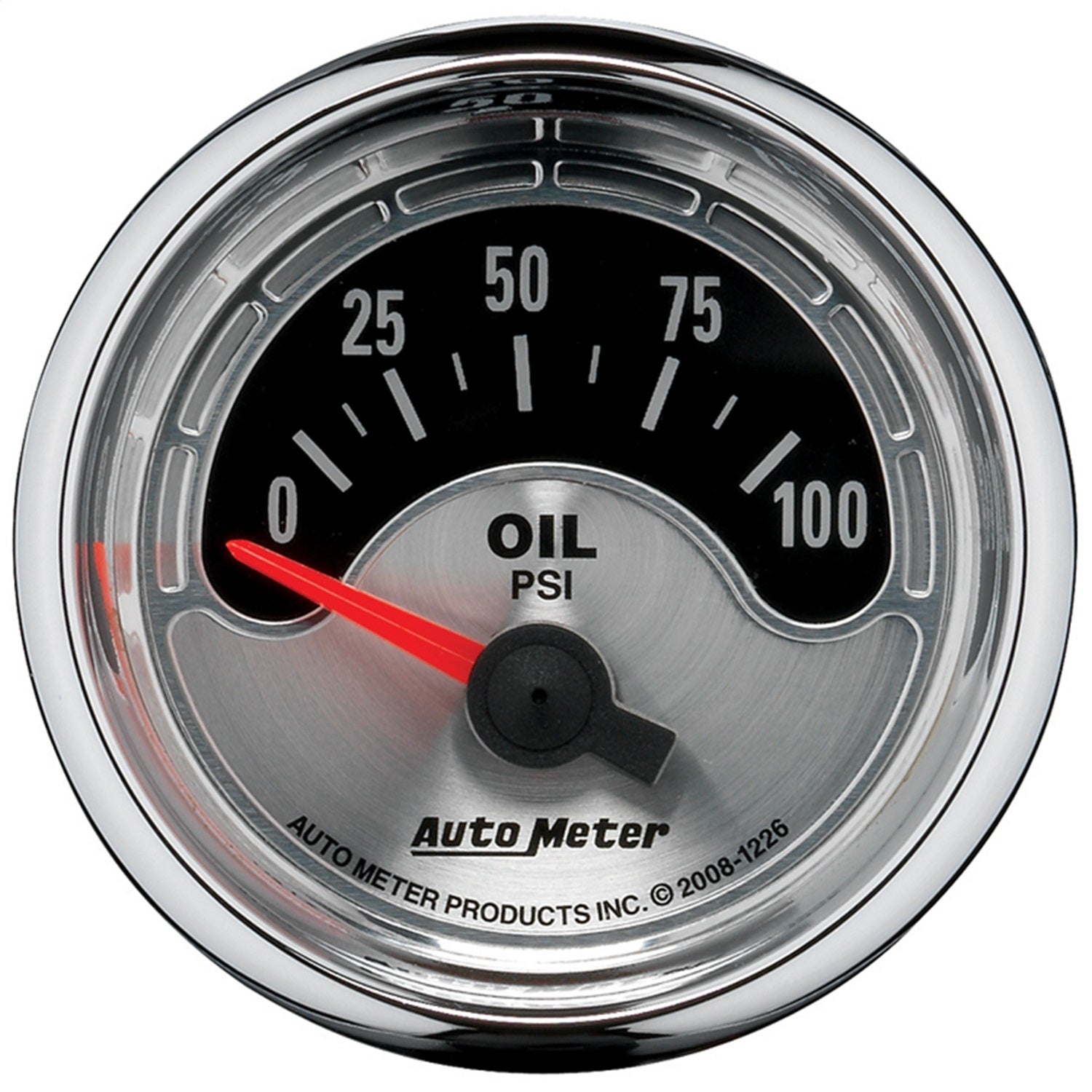 AutoMeter 1226 GAUGE; OIL PRESS; 2 1/16in.; 100PSI; ELEC; AMERICAN MUSCLE AutoMeter 1226