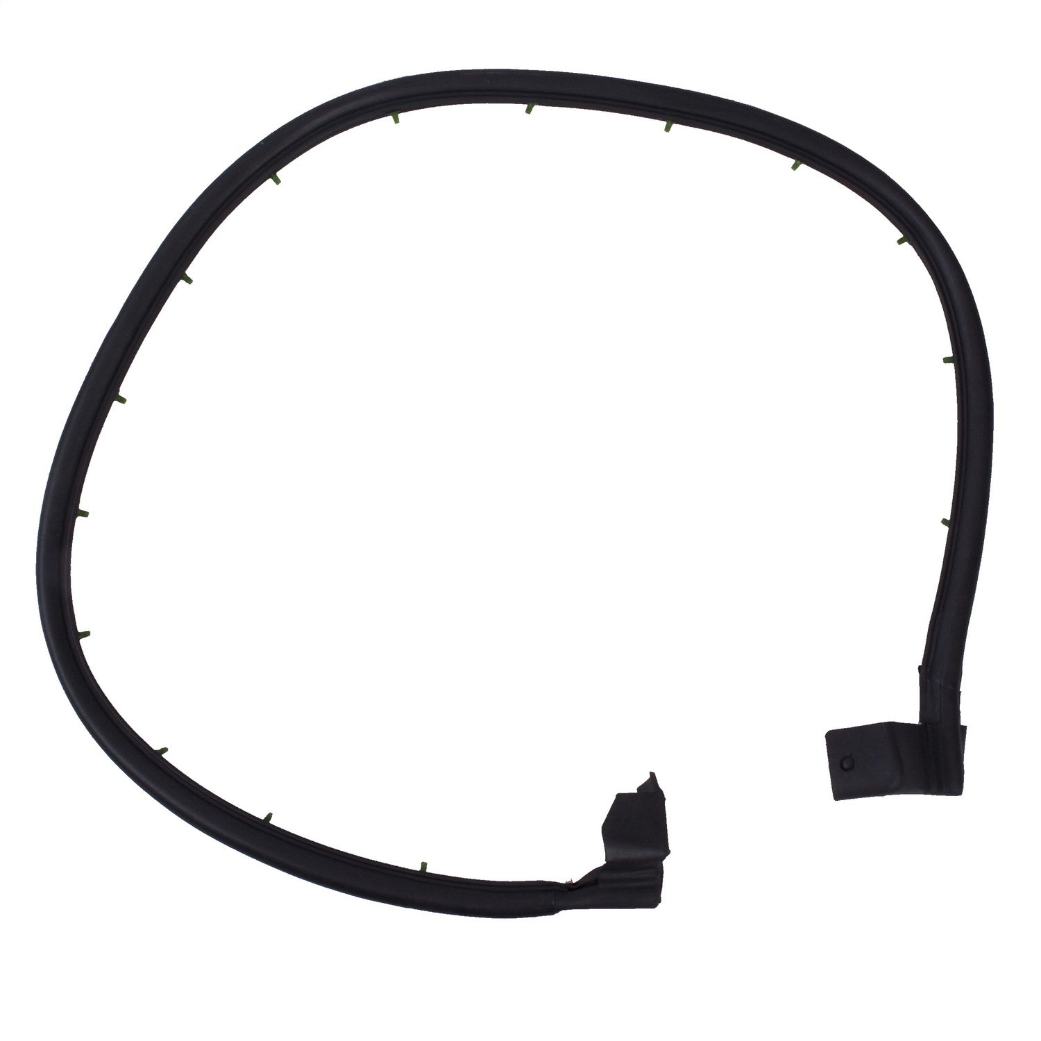 Omix 12303.15 Door Seal; Left; Half Door; Rubber; Omix 12303.15