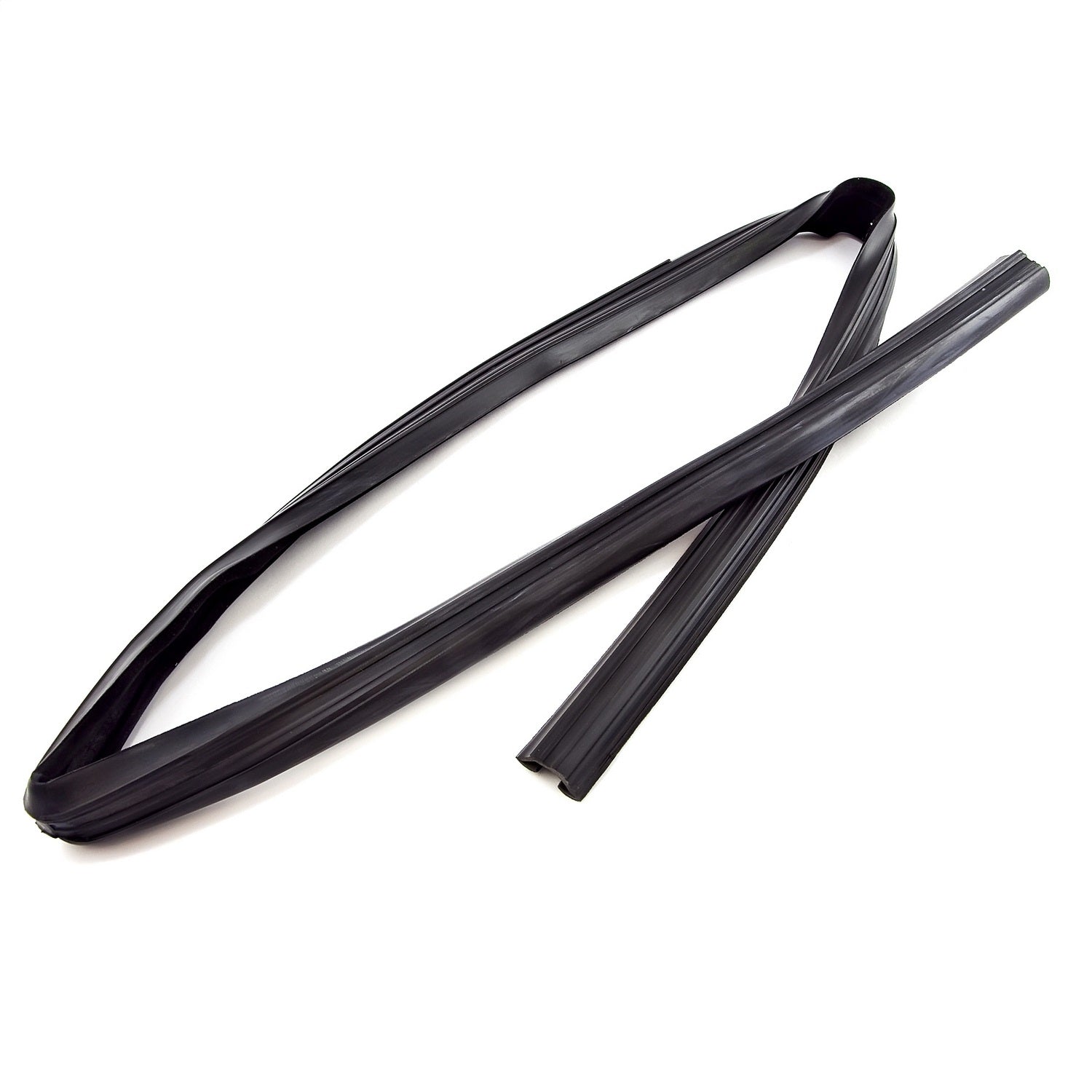 Omix 12303.74 Door Glass Run Seal; Front Right; Rubber; Omix 12303.74