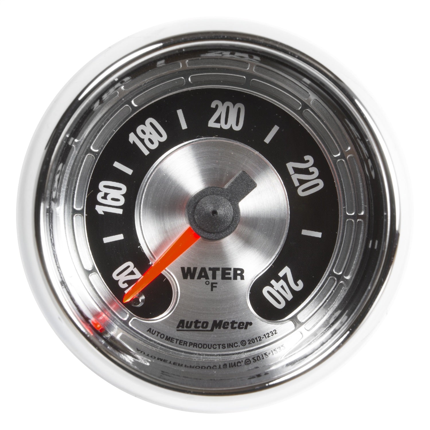 AutoMeter 1232 GAUGE; WATER TEMP; 2 1/16in.; 240deg.F; MECH; AMERICAN MUSCLE AutoMeter 1232