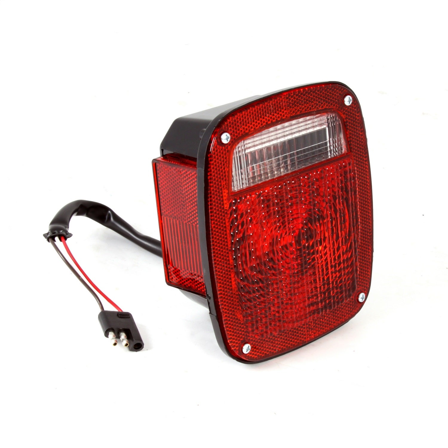 Omix 12403.07 Tail Light Assembly; Left; Black; Omix 12403.07