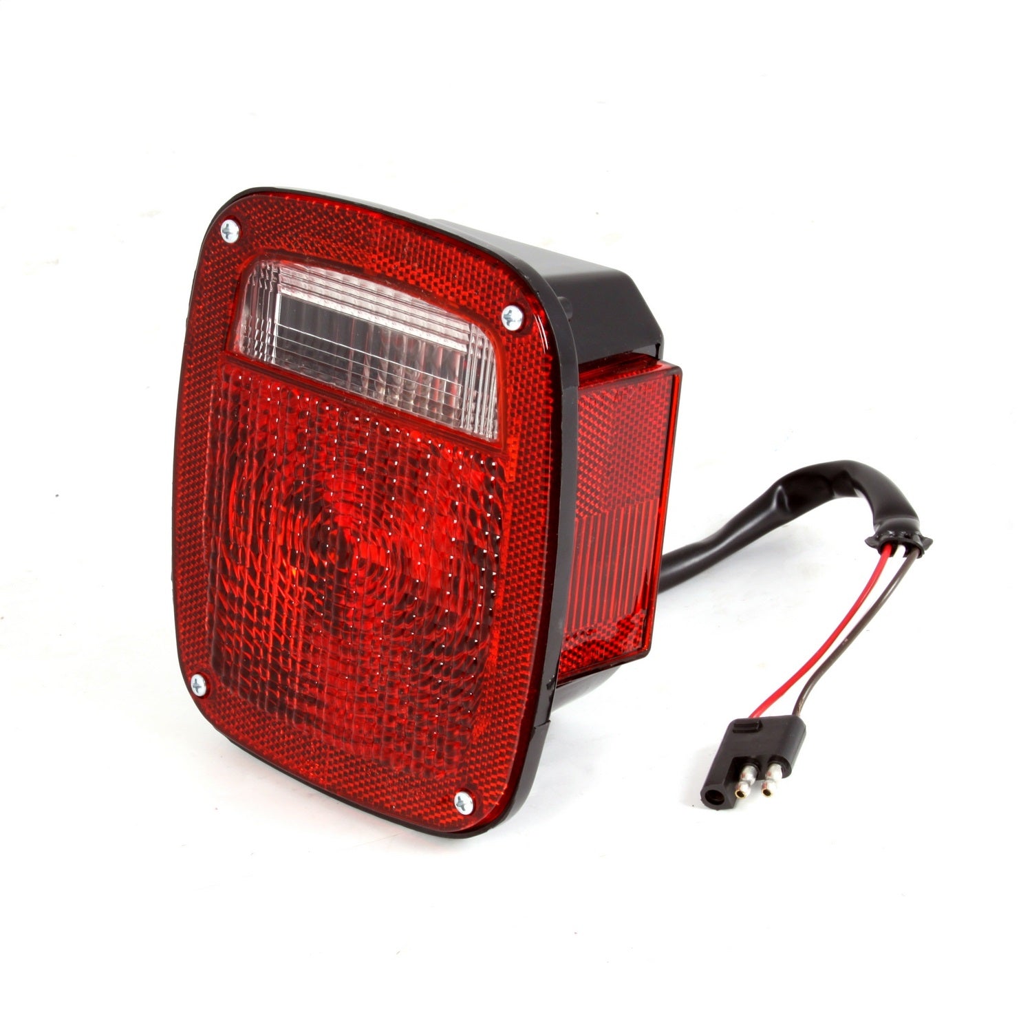 Omix 12403.08 Tail Light Assembly; Right; Black; Omix 12403.08