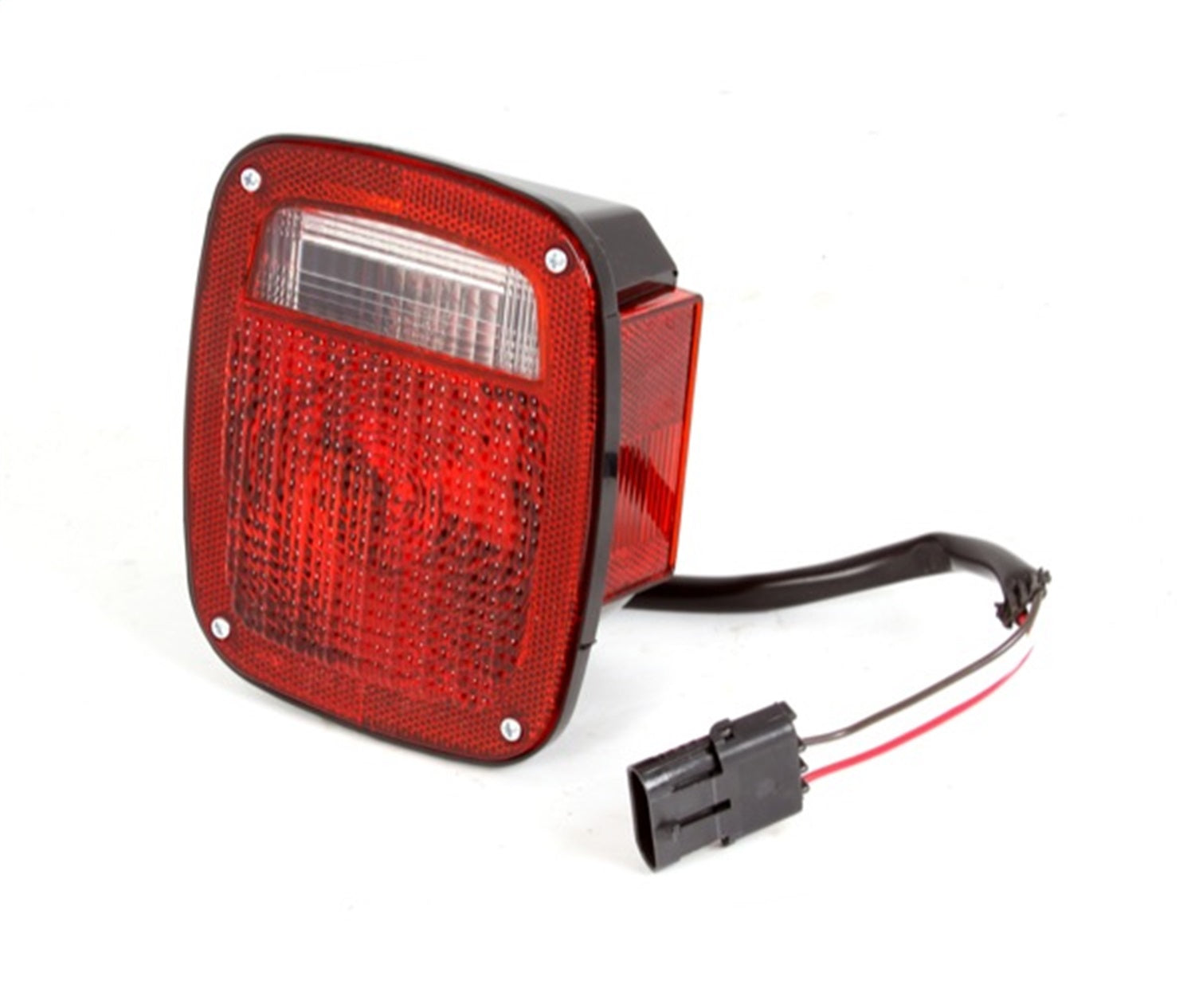 Omix 12403.12 Tail Light Assembly; Right; Black Housing; Omix 12403.12
